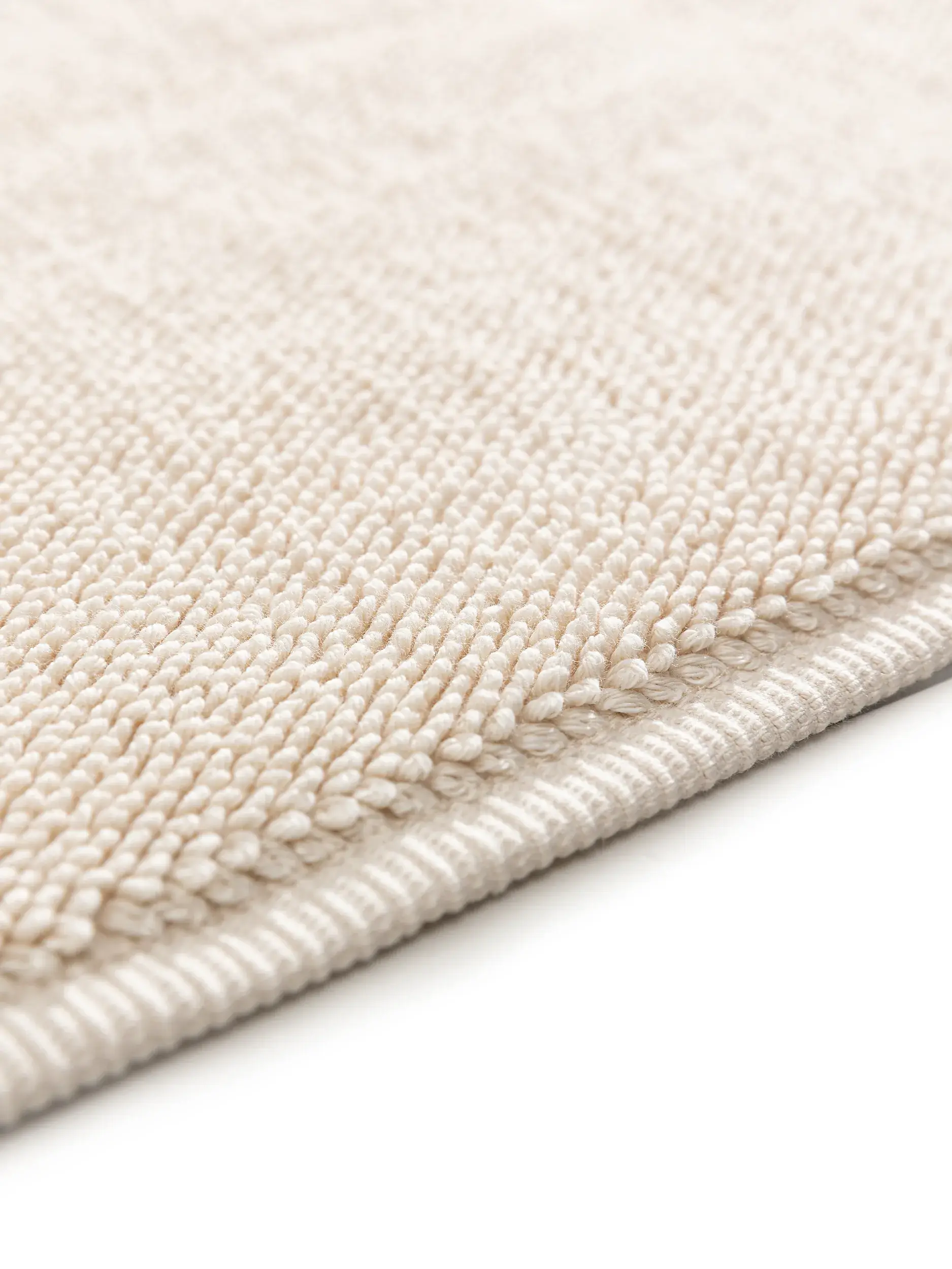 Badmat Ole Beige in Effen-ontwerp van 100% Katoen door benuta nest