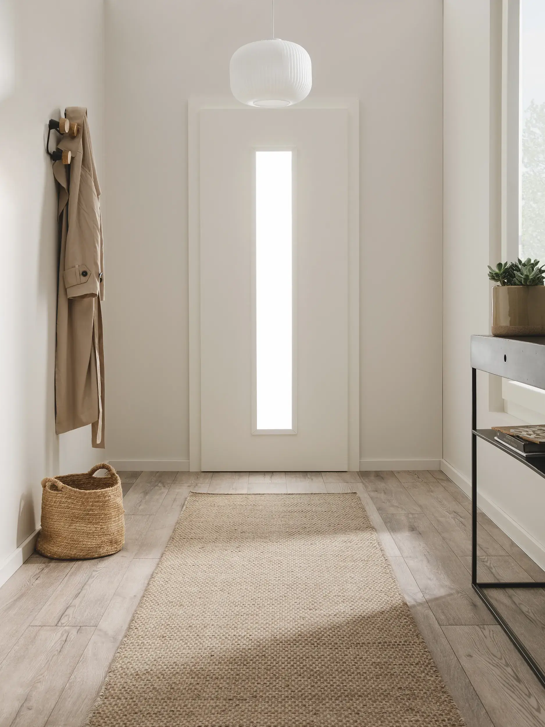 Tappeto di 80% Lana, 20% Cotone in Taupe con pelo alto 80% Lana, 20% Cotone da benuta pure