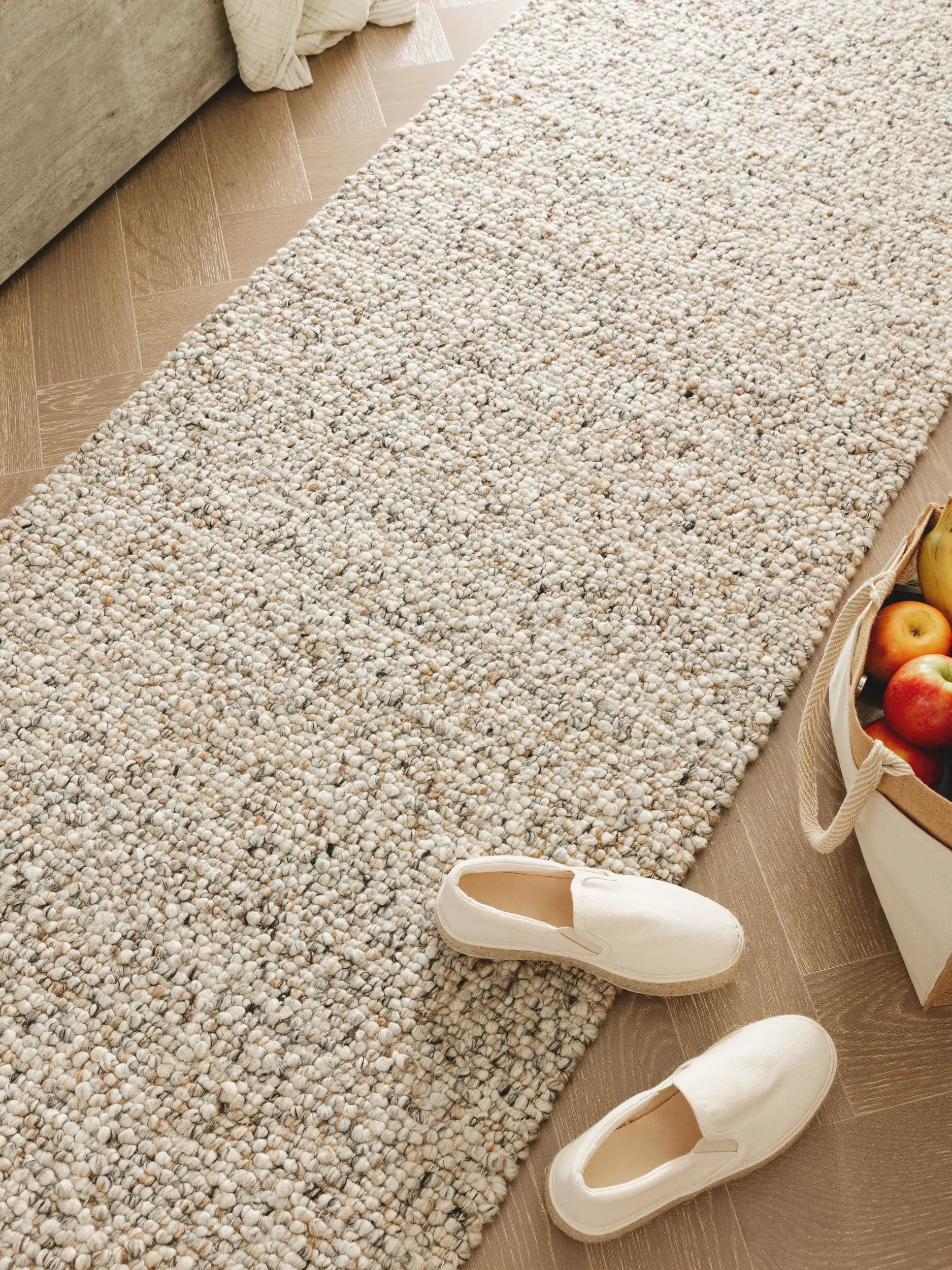 Tapis en 70% Laine (de Nouvelle-Zélande), 30% Polyester en Multicouleur avec une pile de 70% Laine (de Nouvelle-Zélande), 30% Polyester de hauteur de benuta pure