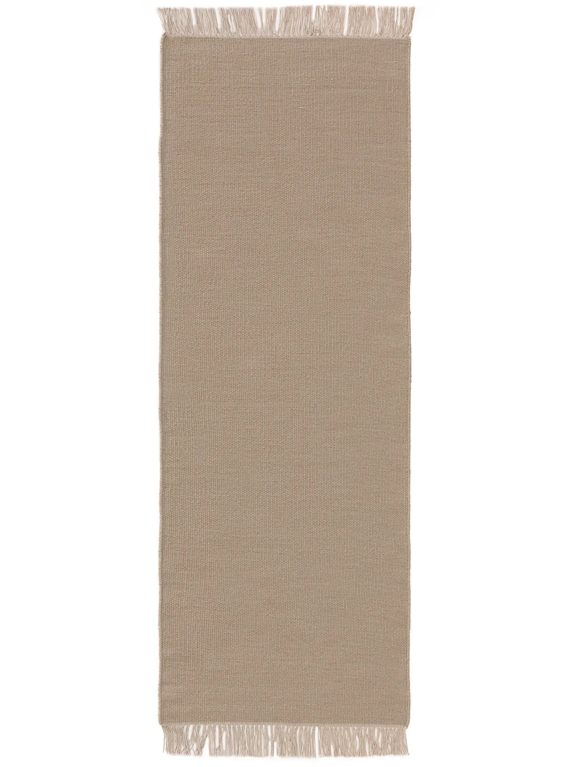 Rug made of 80% Wolle, 20% Baumwolle in Beige with a 80% Wolle, 20% Baumwolle high pile by benuta Pop