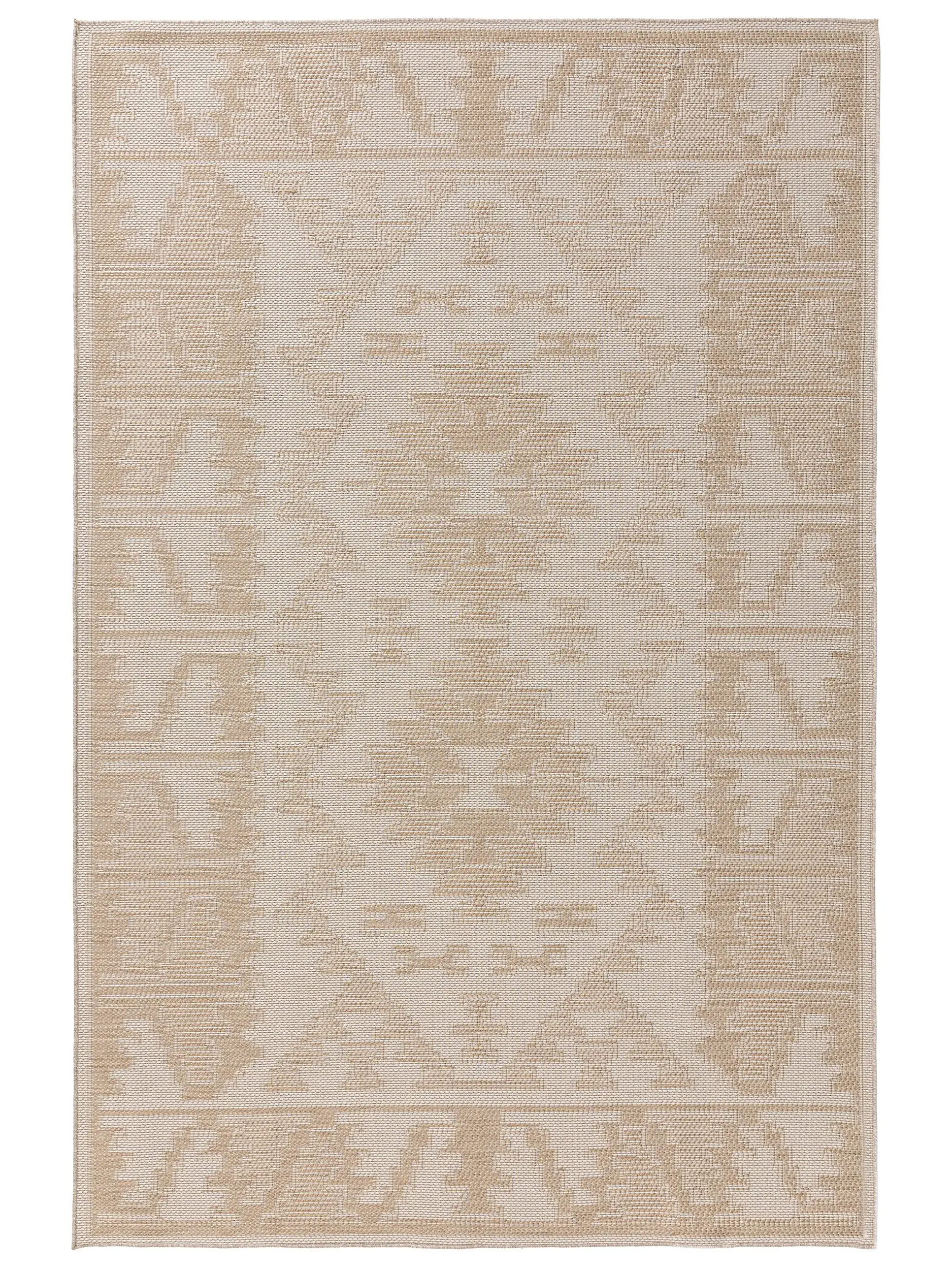 Rug made of 100% Polypropylen in White with a 100% Polypropylen high pile by benuta Nest