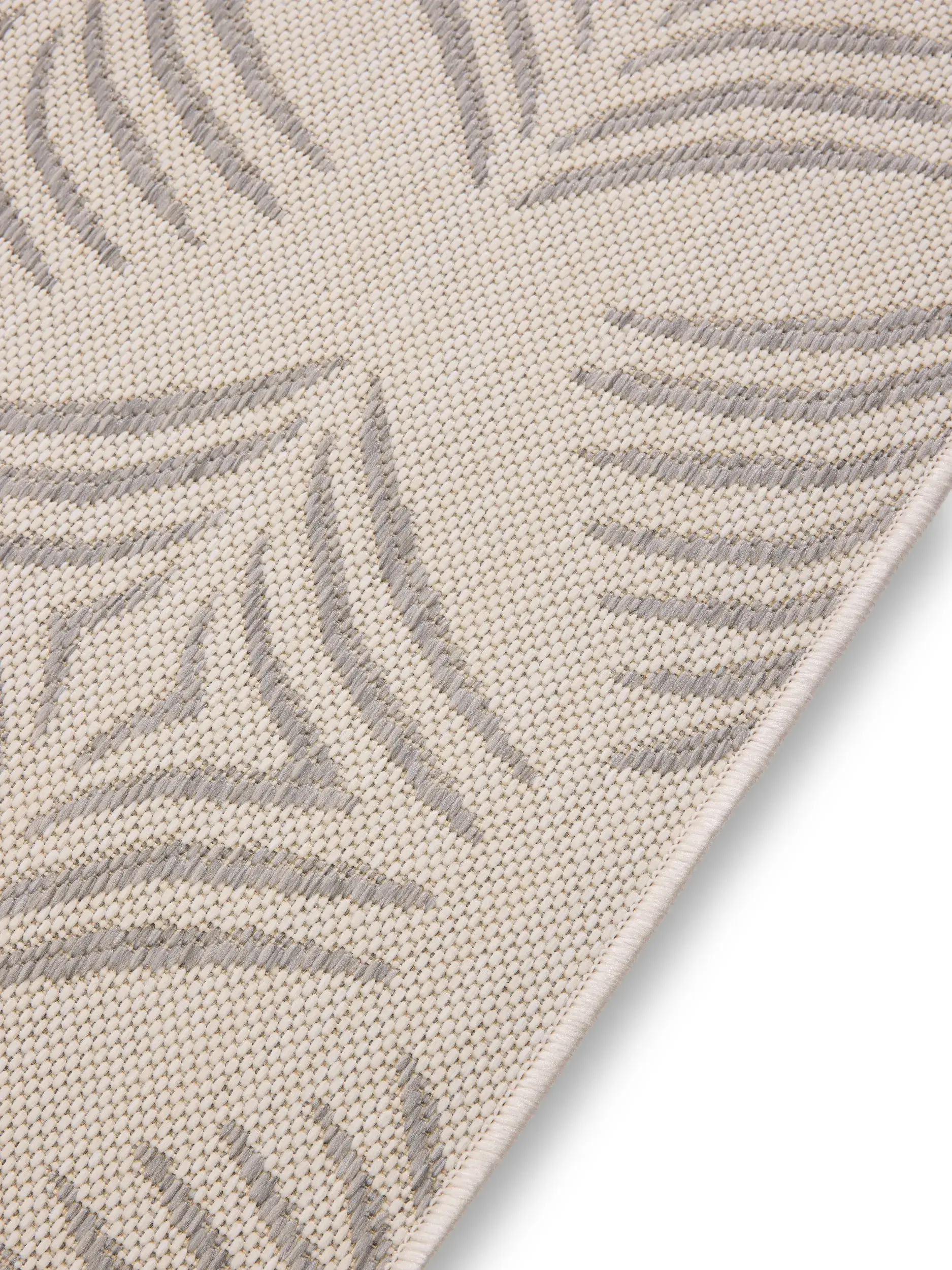 Rug made of 100% Polypropylen in Grey with a 100% Polypropylen high pile by benuta Nest