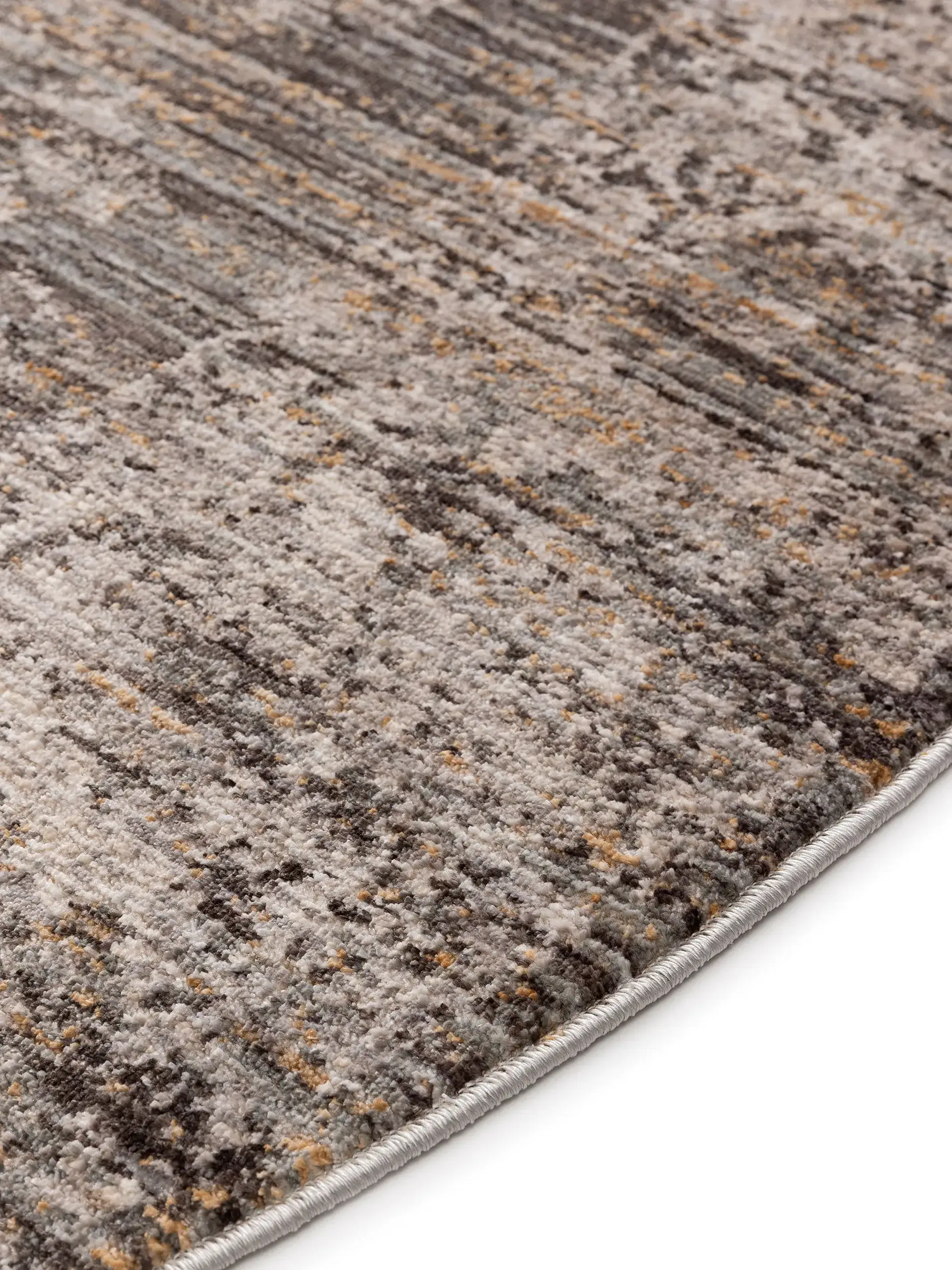 Teppich Anwar aus 100% Polyester in Grau von benuta Nest