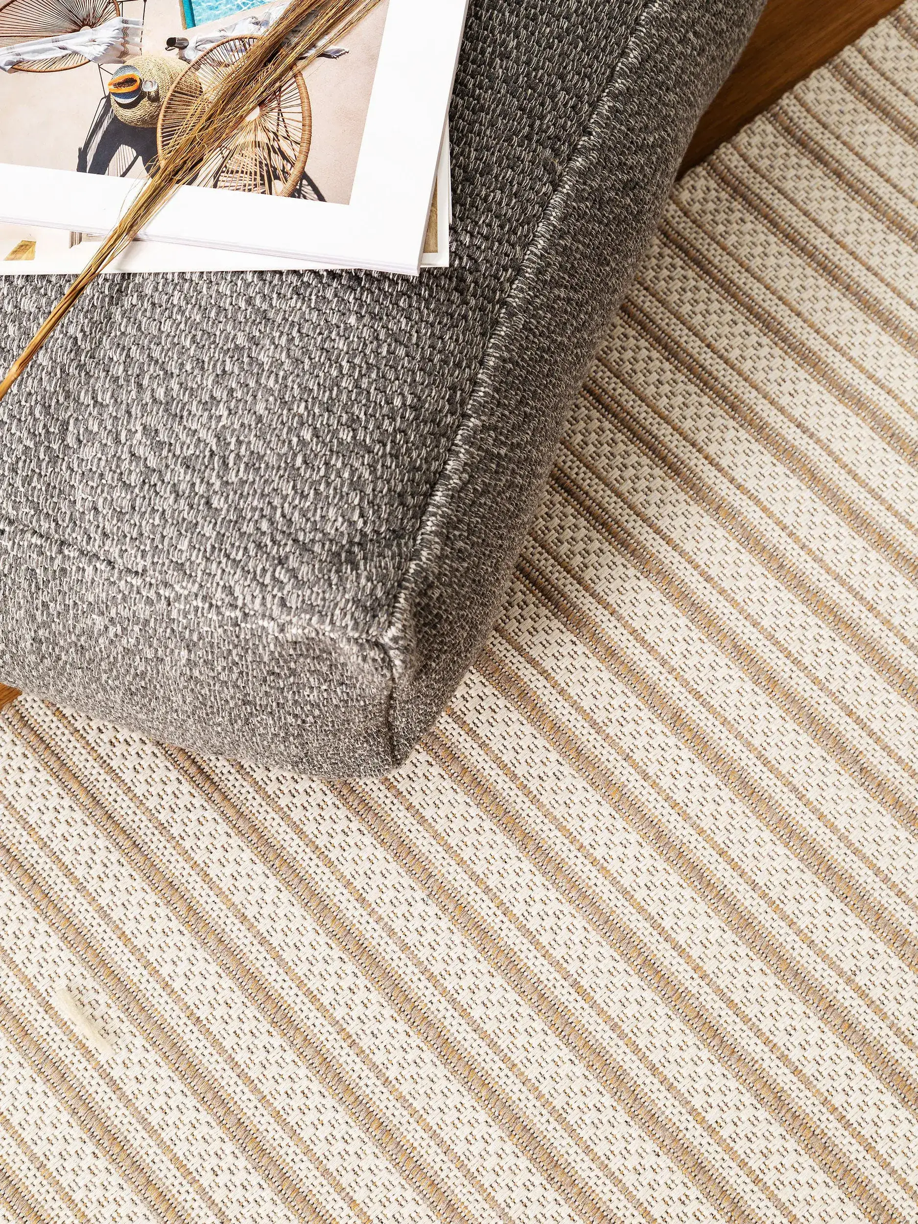 Teppich Cooper aus 100% Baumwolle in Taupe von benuta