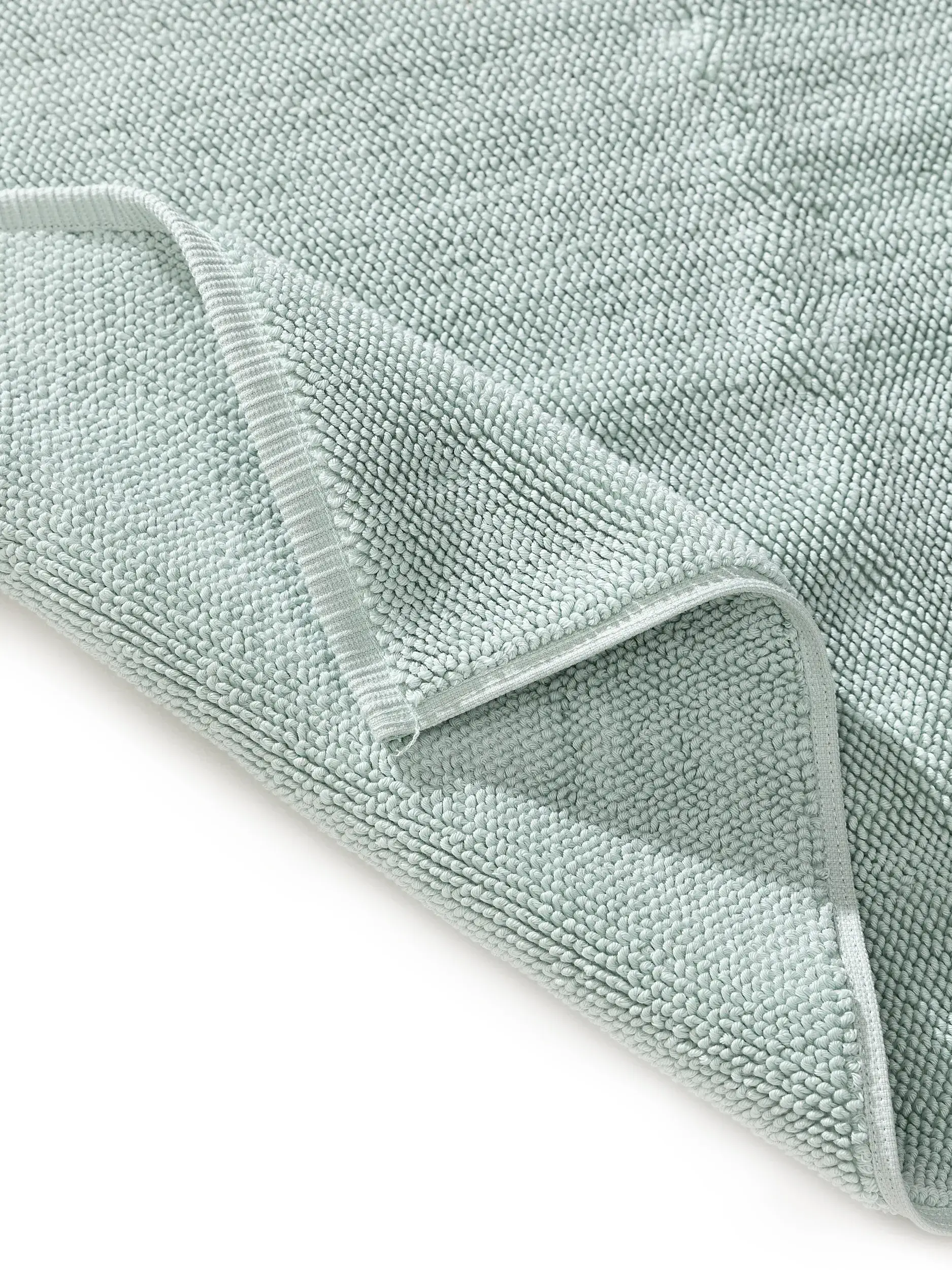Badematte Ole Mint im Design Einfarbig aus 100% Baumwolle von benuta Nest