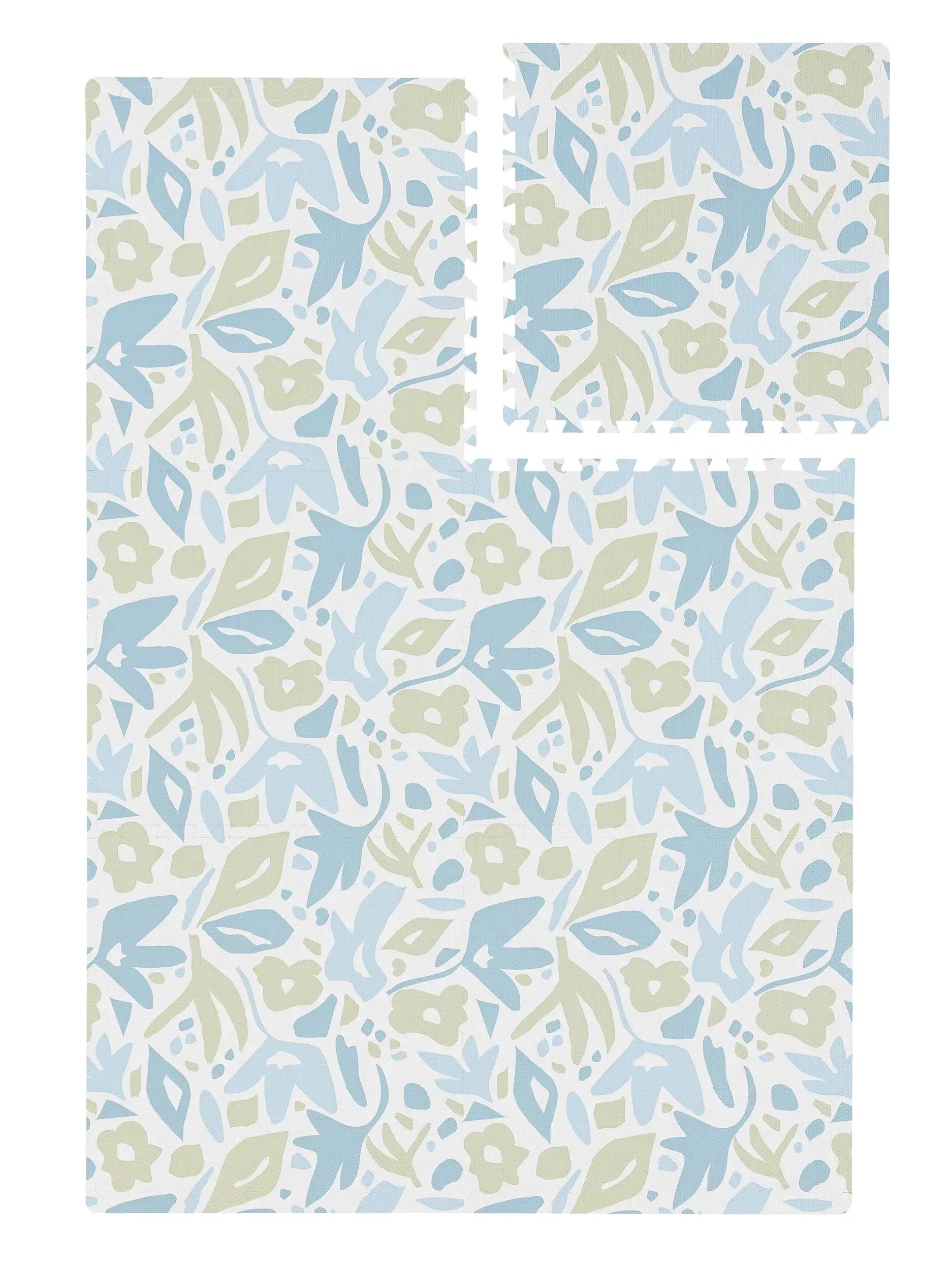 Spielmatte Flora Blau von 
