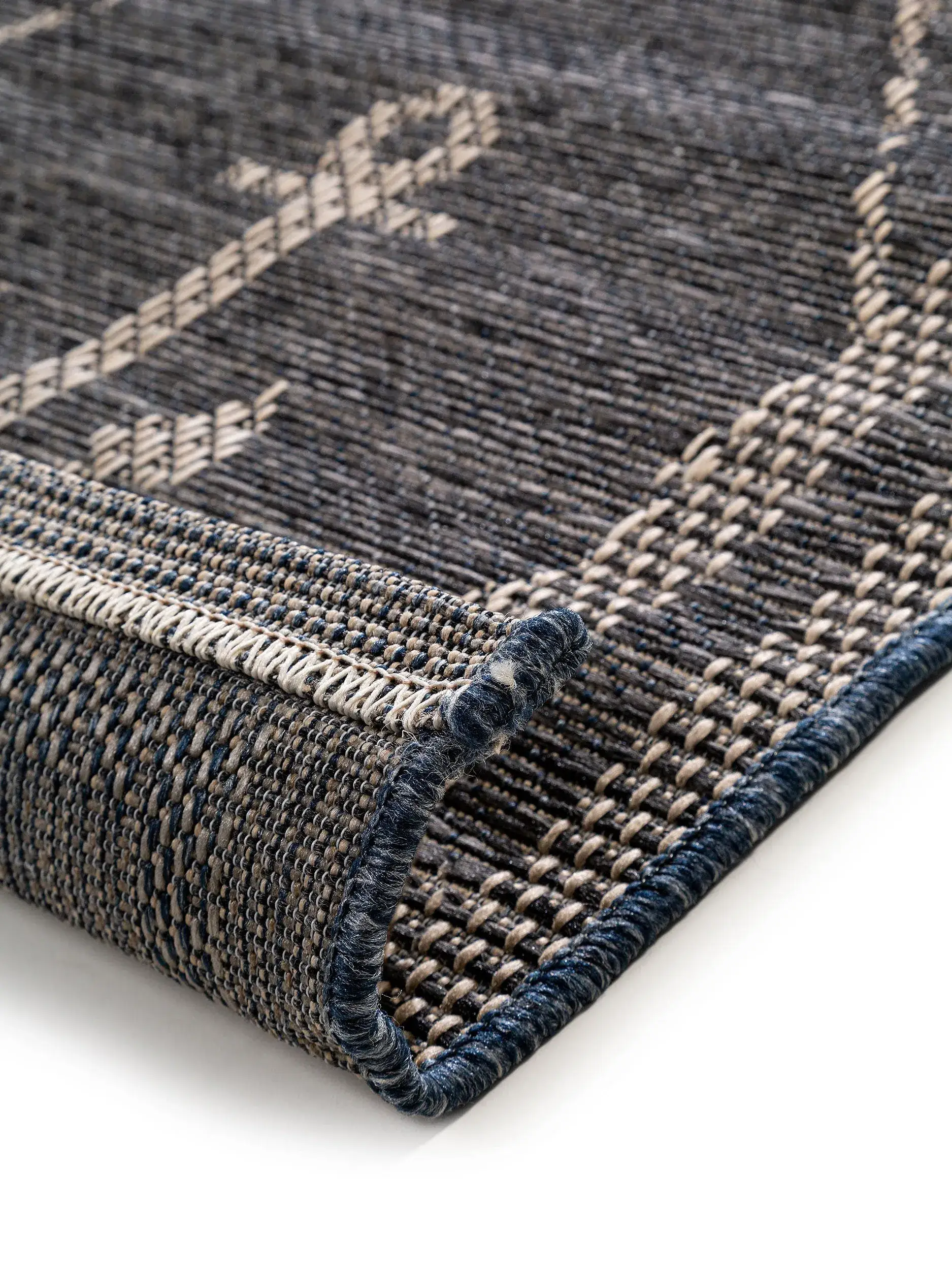Alfombra de 100% Polipropileno en Azul con un pelo de {{Placeholder_Pile Height}} de altura de benuta nest