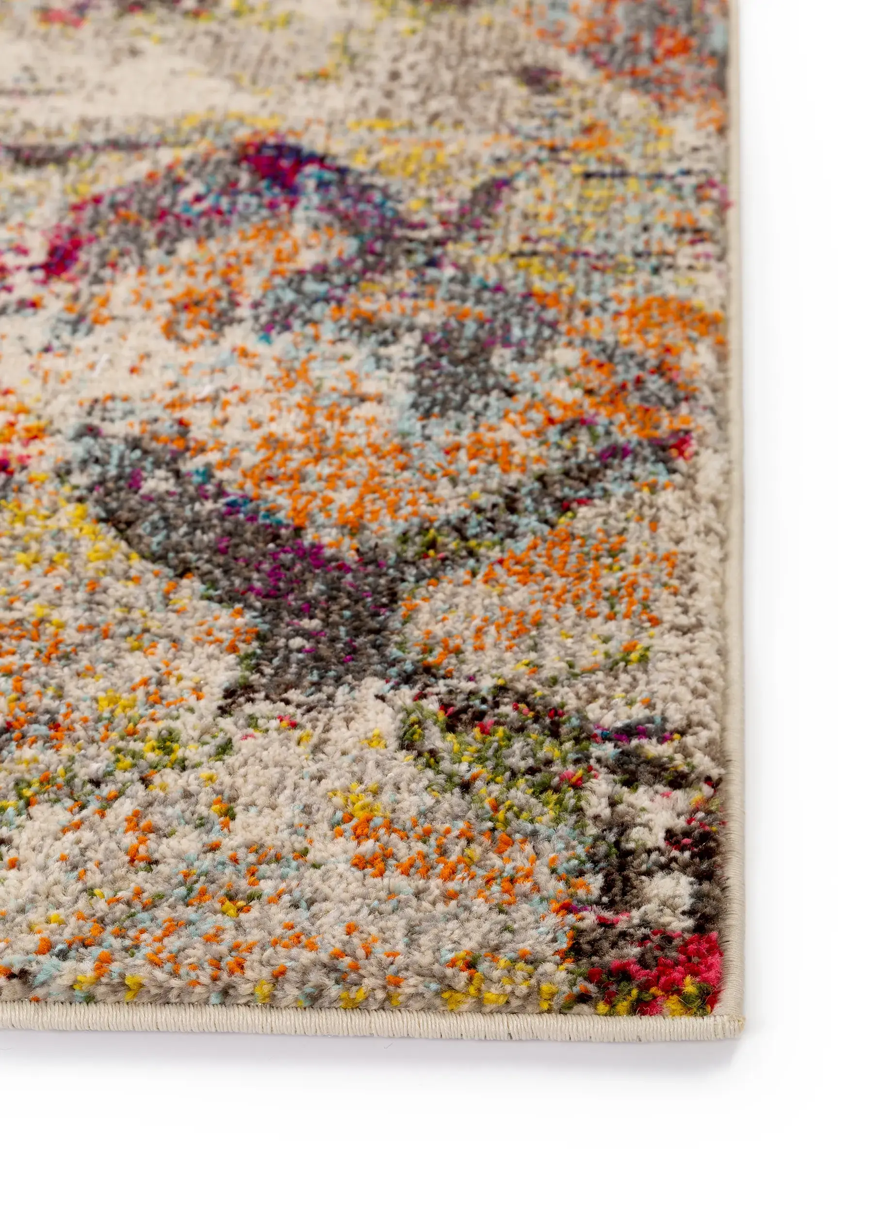 Teppich aus 100% Polypropylen in Beige mit 100% Polypropylen hohem Flor von benuta Nest