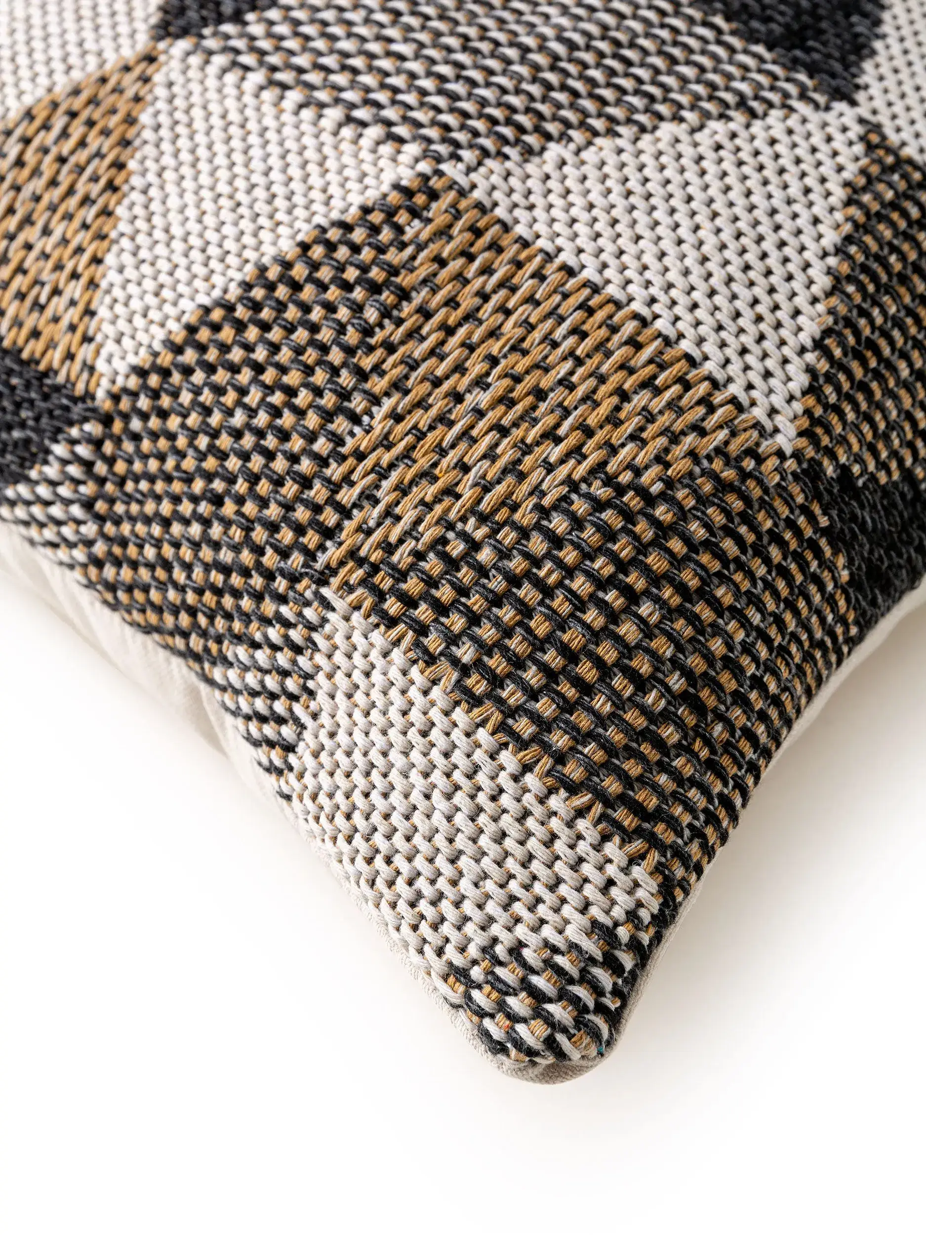 Kissenbezug Barca Beige/Schwarz com design Abstrakt em 100% bavlna da benuta Nest