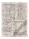 Plaid in misto lino Sabine Crema/Beige