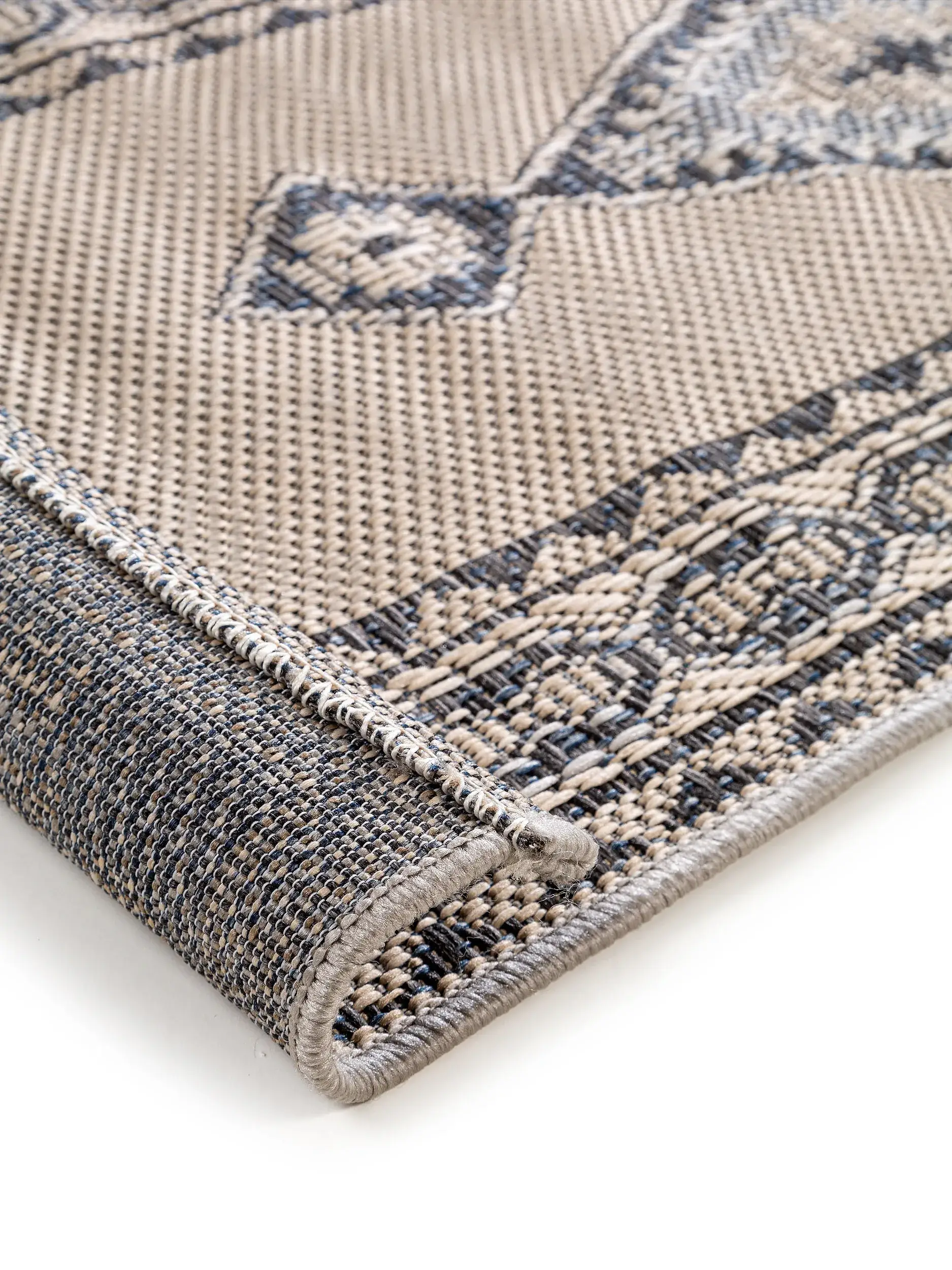 Teppich aus 100% Polypropylen in Beige mit 100% Polypropylen hohem Flor von benuta