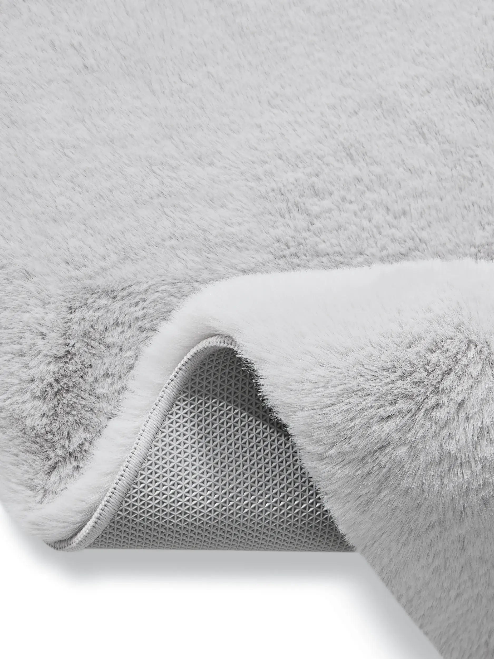 Tapis Dave en 100% Polyester en Gris de benuta nest
