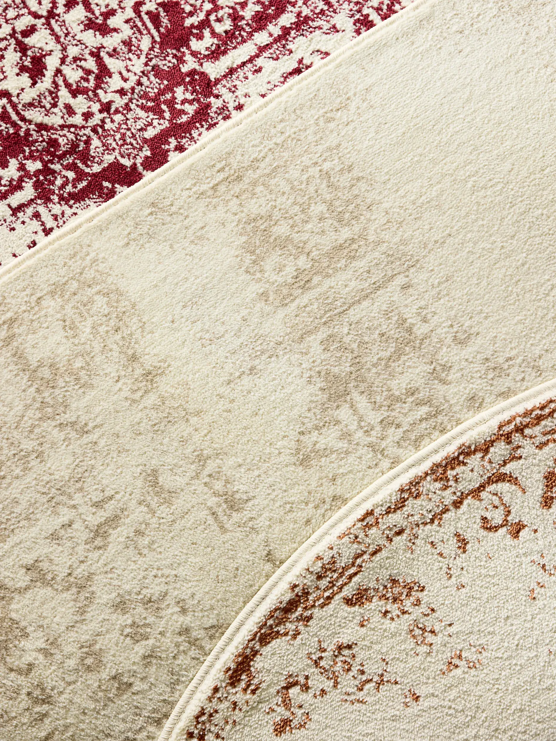 Tappeto di 100% Polipropilene in Beige con pelo alto 100% Polipropilene da benuta Basic