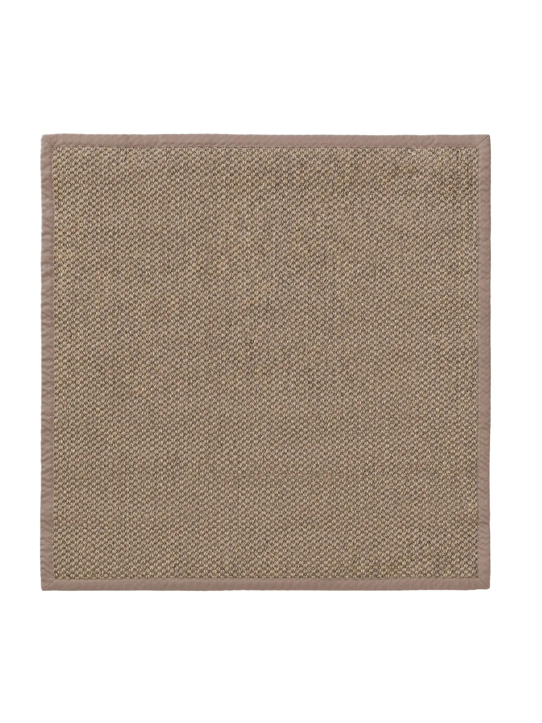 Teppich aus 100% Sisal in Grau mit 100% Sisal hohem Flor von benuta Pure