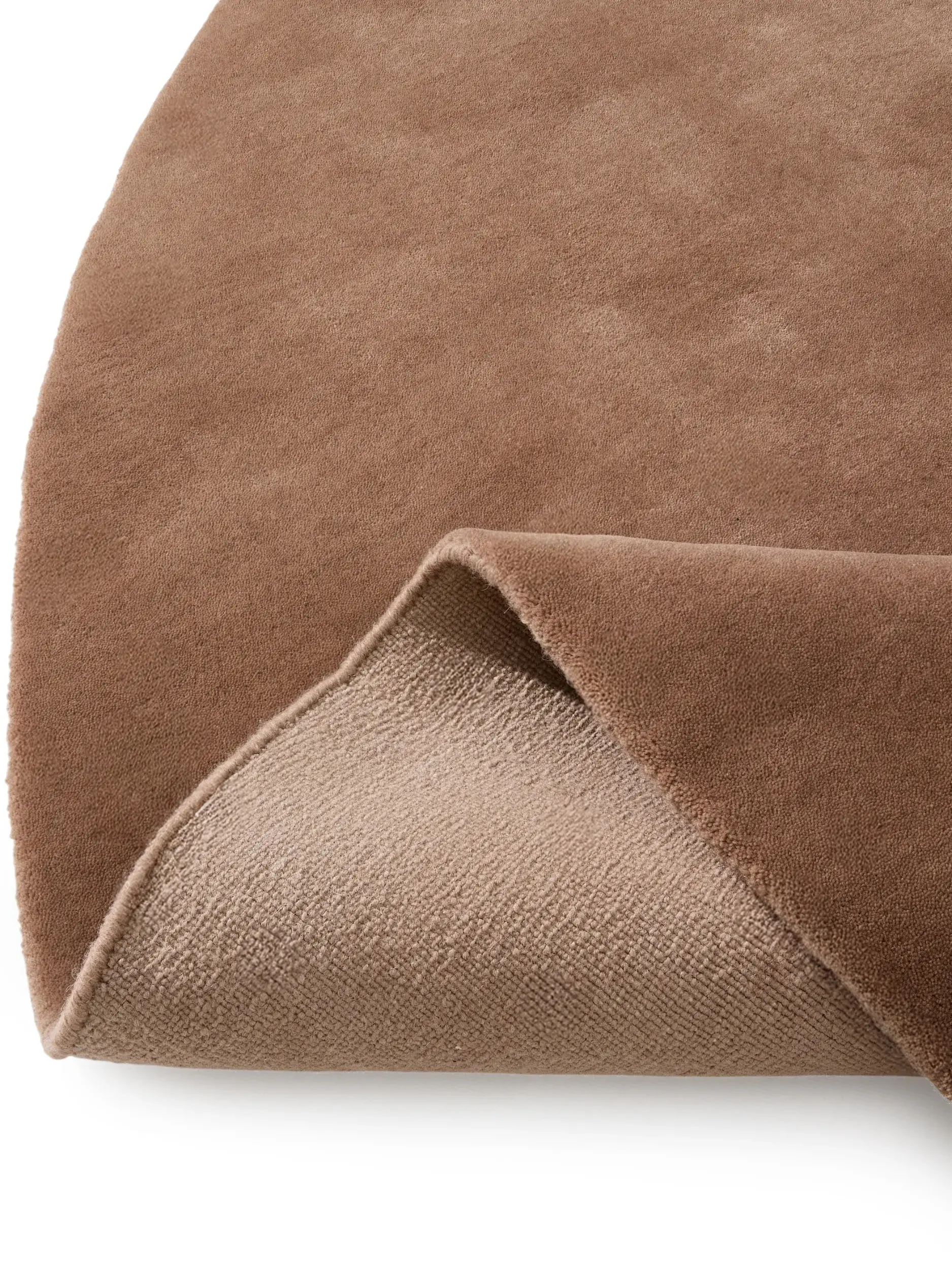 Teppich Mono aus 100% Baumwolle in Braun von benuta