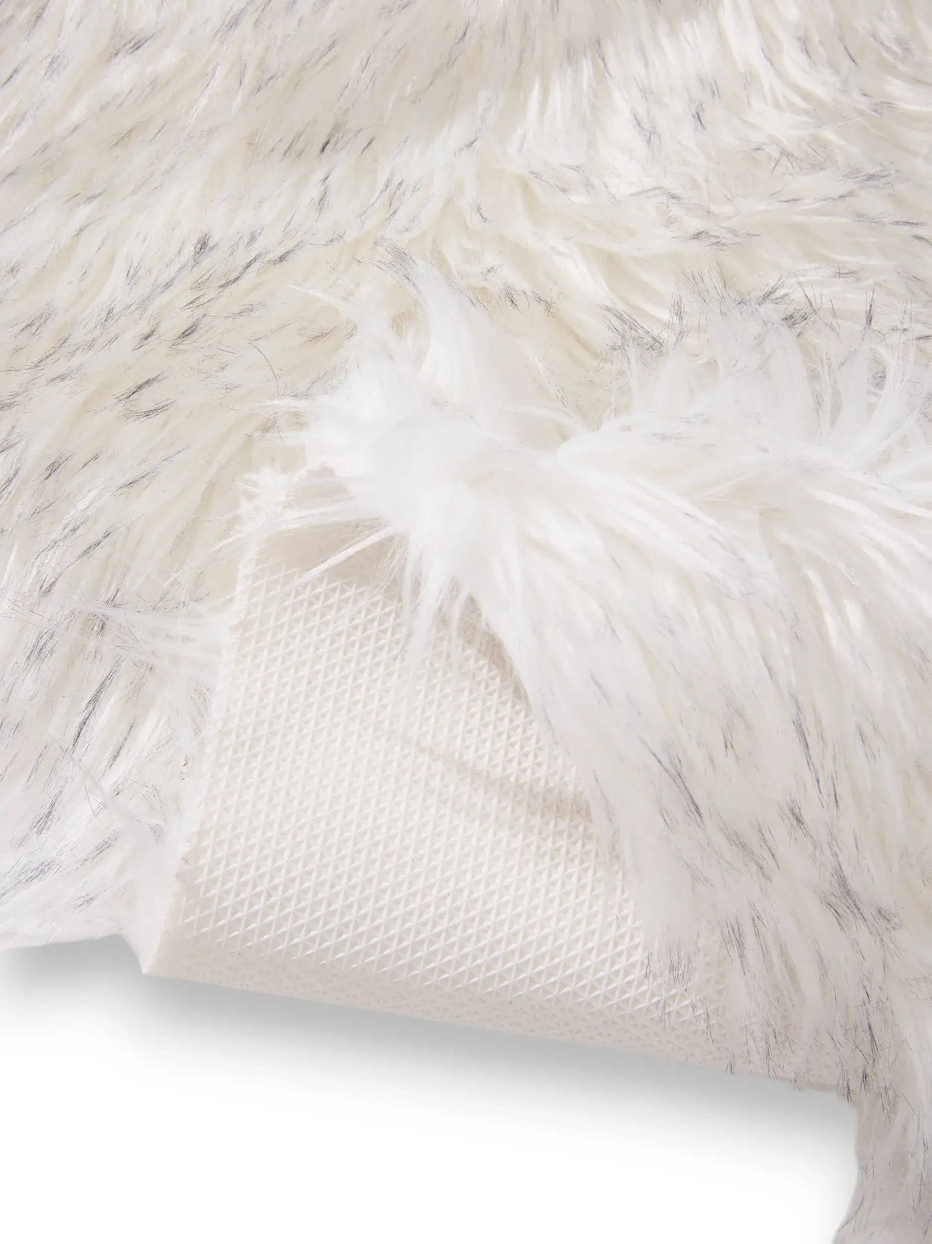 Teppe av 70% Polyacryl, 30% Polyester i Schwarz/Weiß med 70% Polyacryl, 30% Polyester høy lugg fra benuta Pop