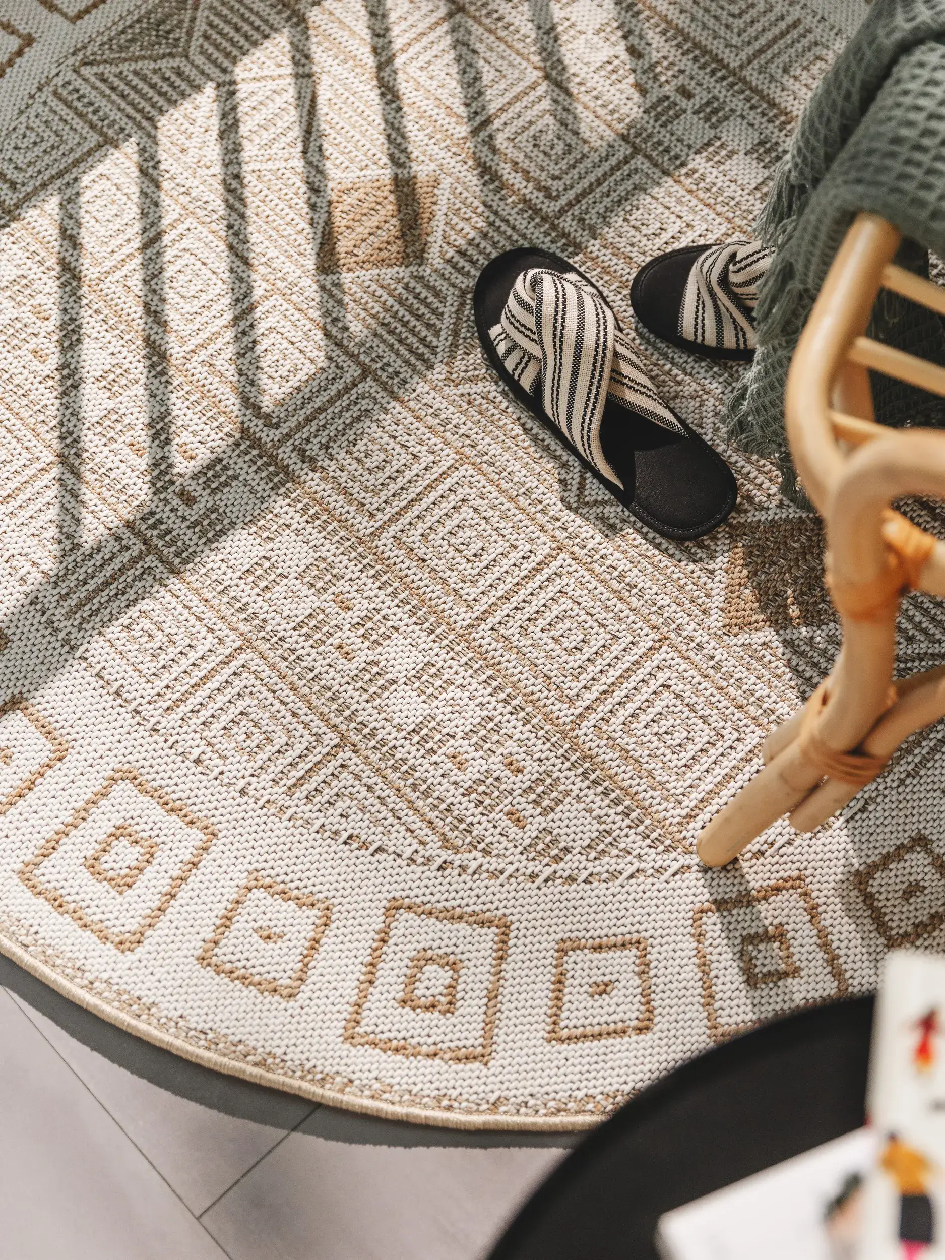 Teppich Andora aus 100% Polypropylen in Beige von benuta Pop