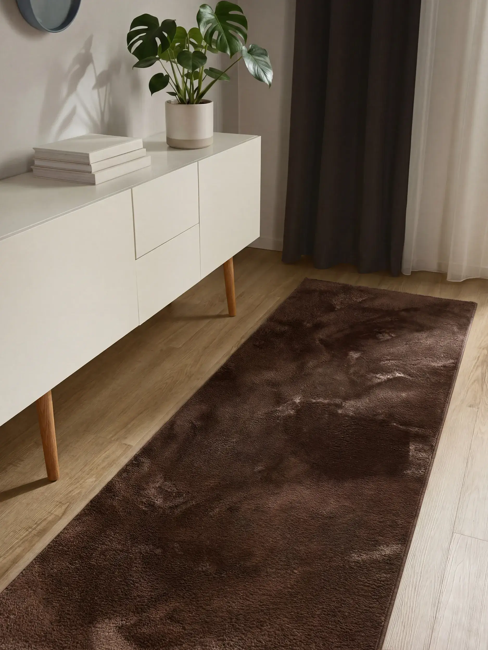 Tappeto Furry di 100% Poliestere in  di benuta Basic