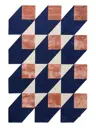 Rug Cubes Blue/Orange