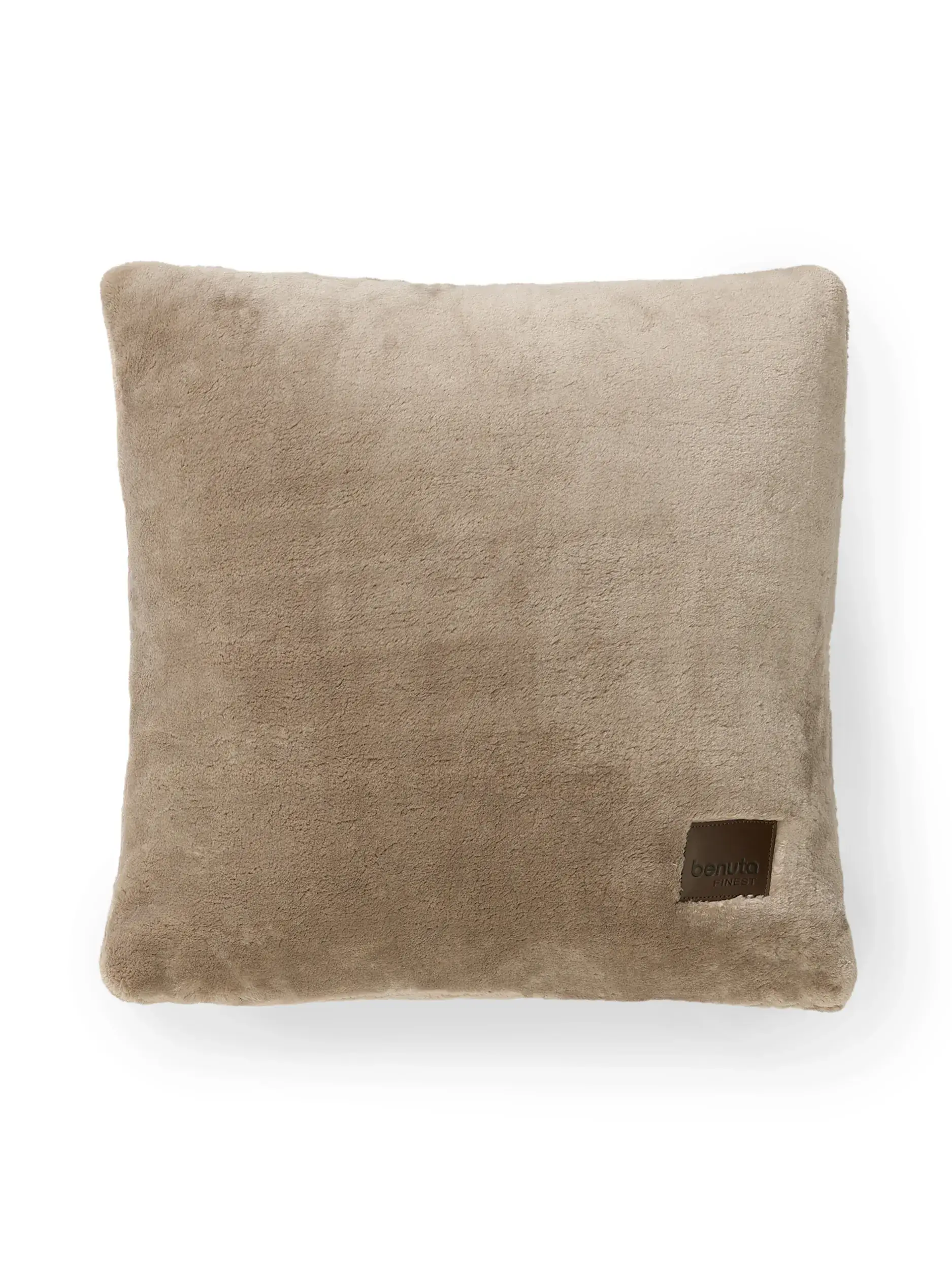 Coussin Lux Taupe de benuta