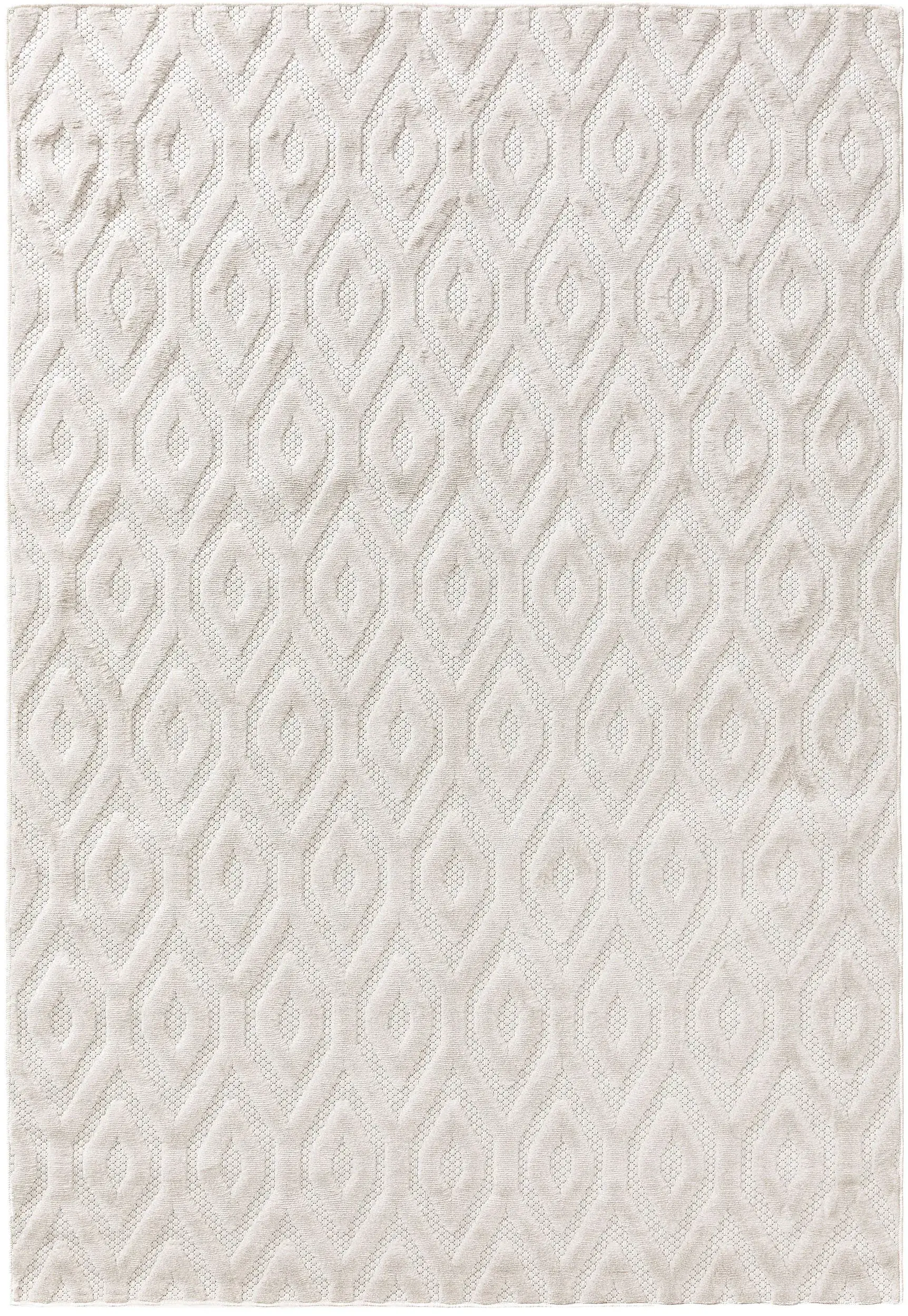 Rug made of 100% Polypropylen in Beige with a 100% Polypropylen high pile by benuta