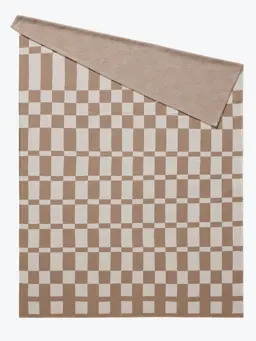 Katoenen deken Carli Beige