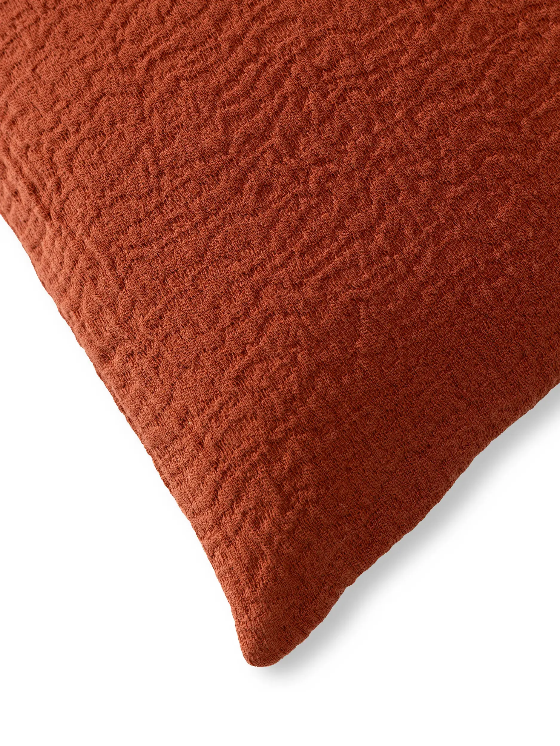 Kissenbezug Carmo Rot in Einfarbig design made of 100% Cotton by benuta
