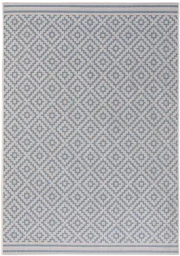 In- & Outdoor-Teppich Metro Blau