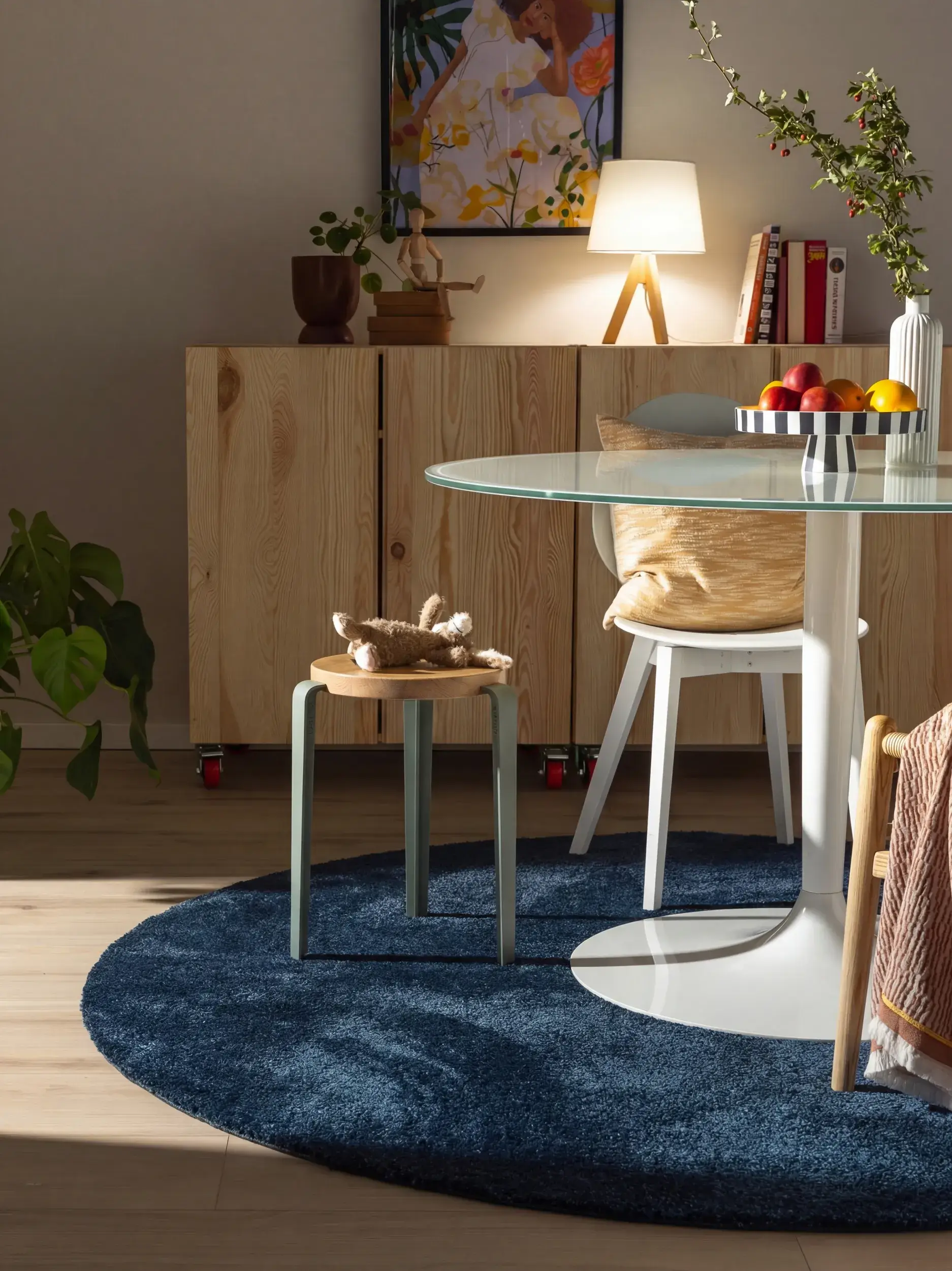 Teppich Nina aus 100% Polyester (30% recycelt) in  von benuta Nest