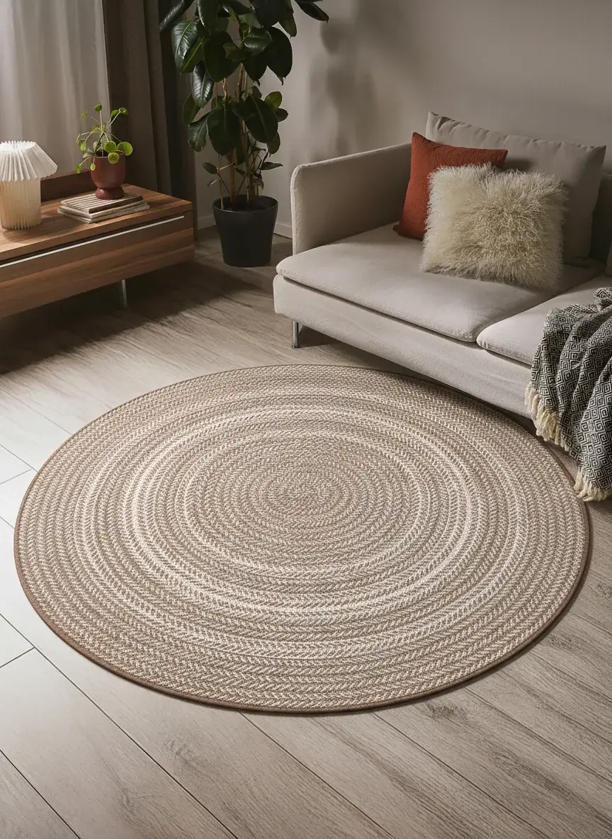 Teppich Metro aus 100% Polypropylen in Beige von benuta Nest