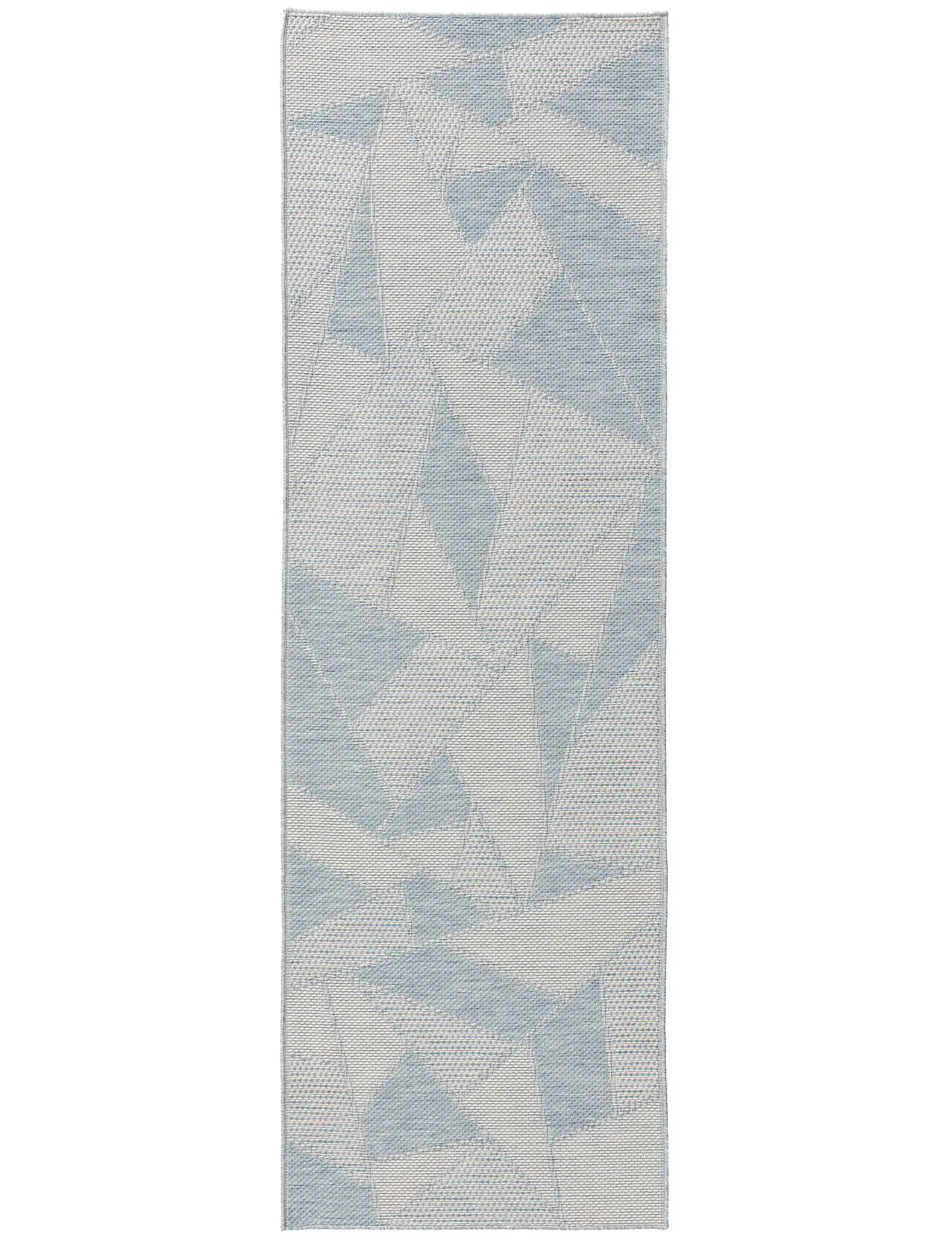 Tapete de 100% Polypropylen em Blau com pelo de 100% Polypropylen de altura da benuta Nest