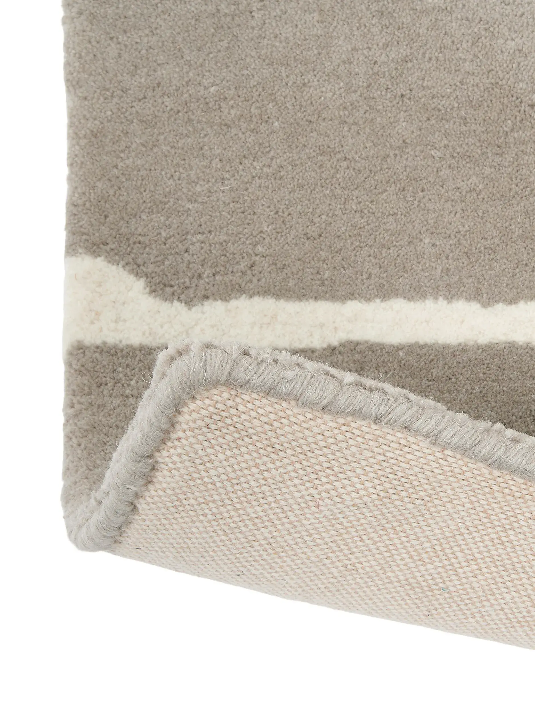 Teppich Mr. Fox aus 100% Wolle in Grau von benuta