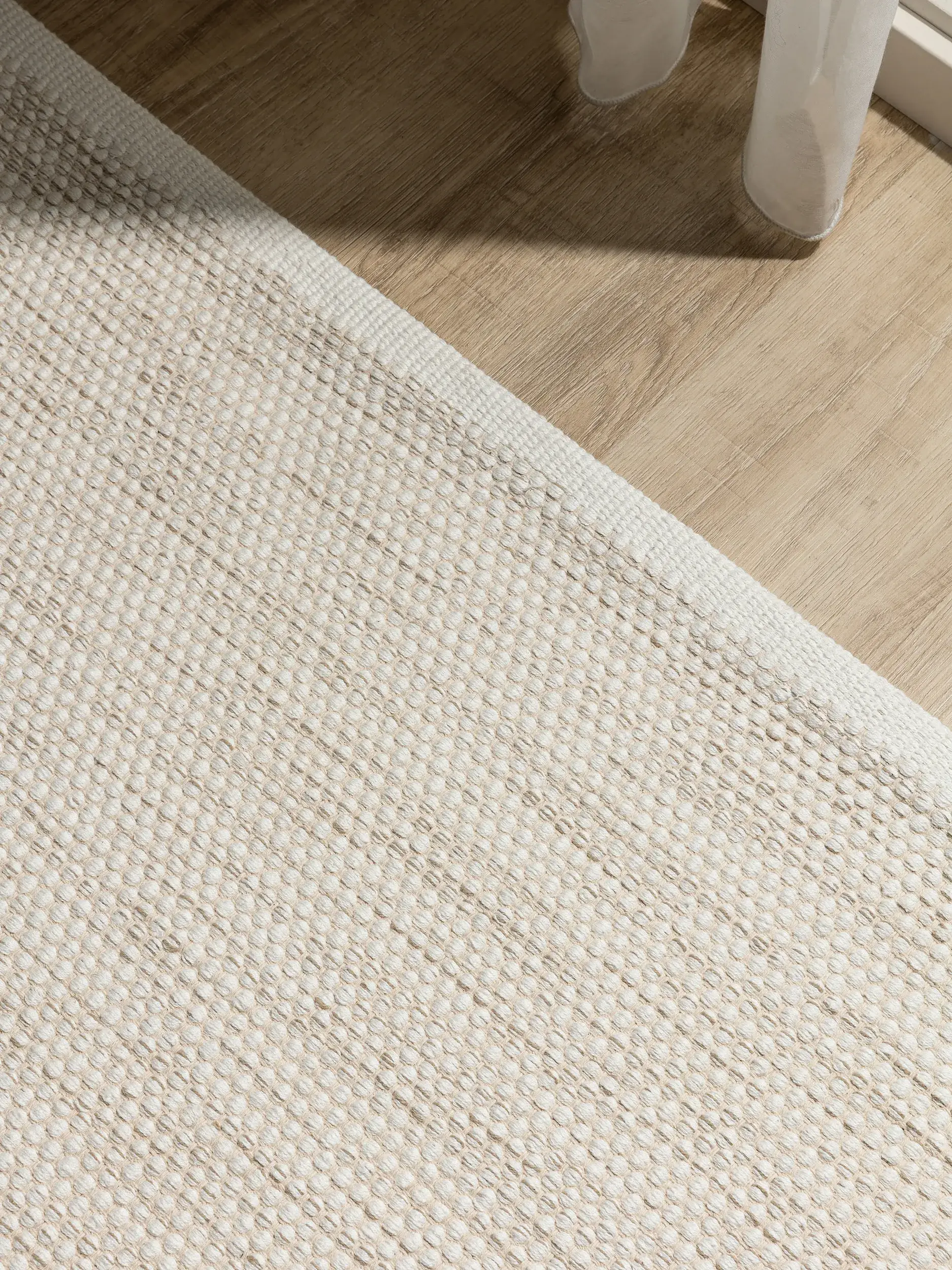 Teppich Ron aus 100% Cotton in Beige von benuta Basic