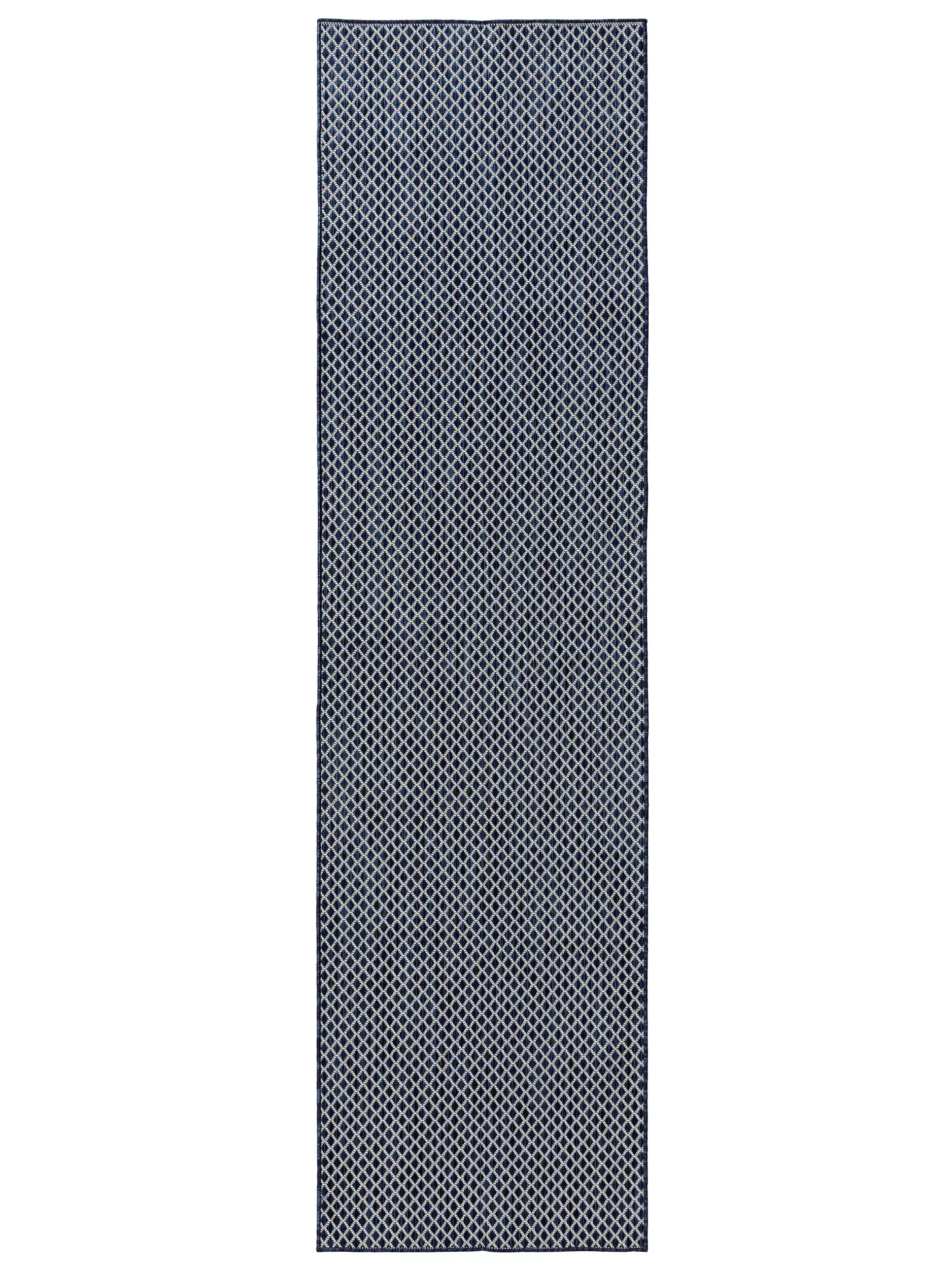 Rug made of 100% Polypropylen in Blue with a 100% Polypropylen high pile by benuta Basic
