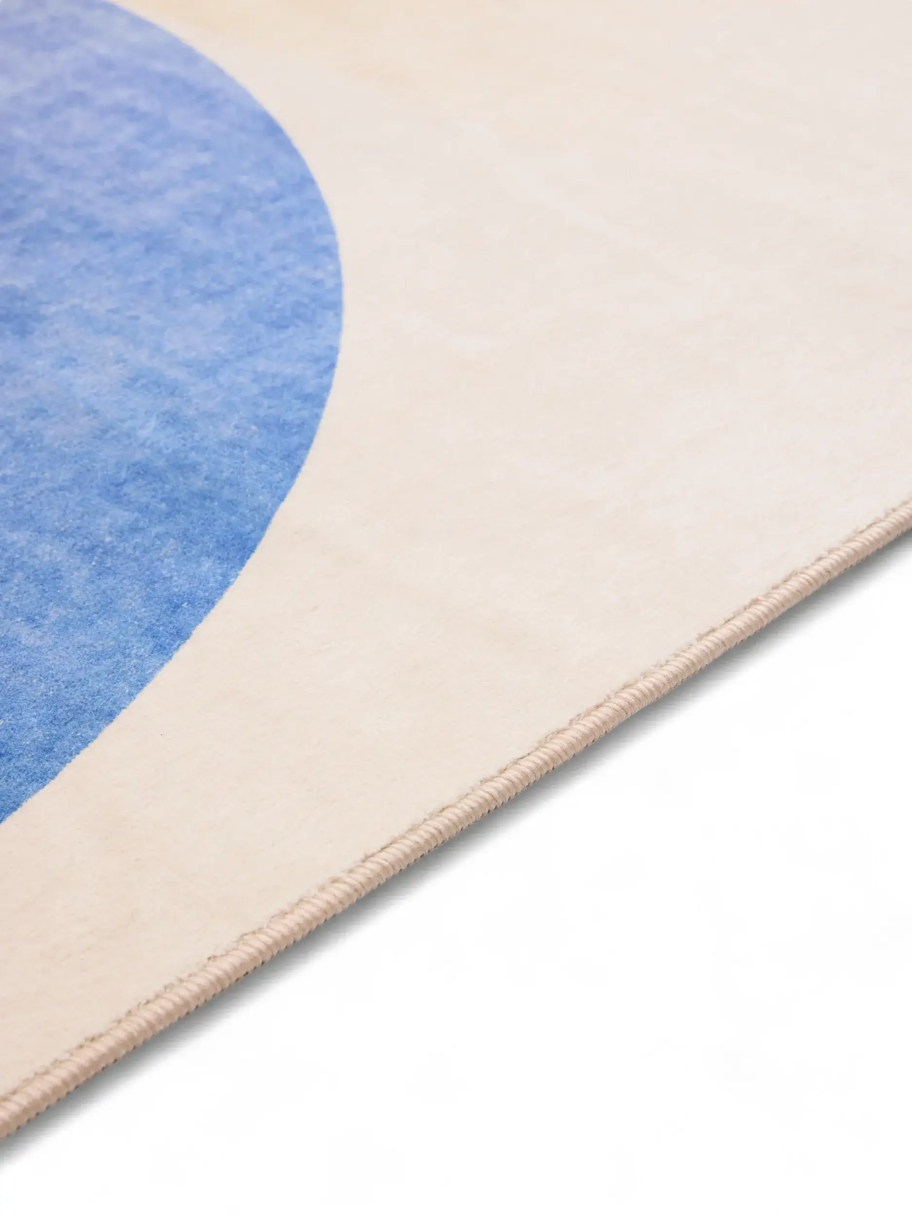 Teppich aus 100% Polyester in Blau mit 100% Polyester hohem Flor von benuta Pop