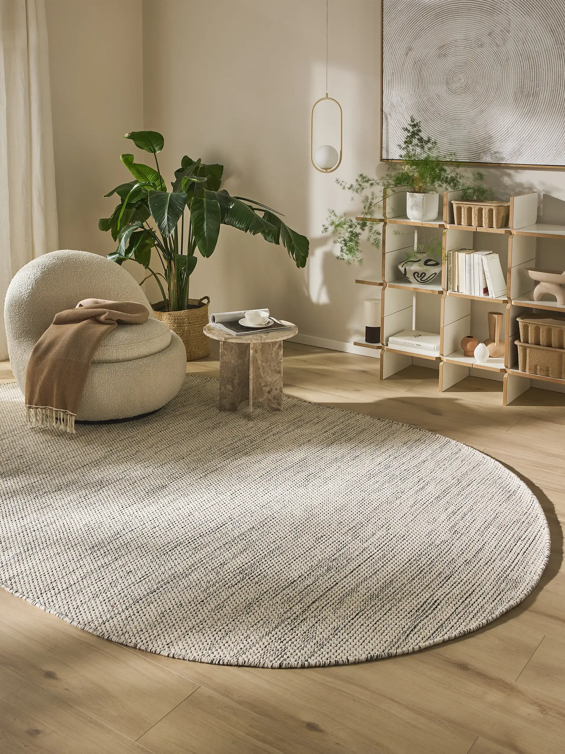 Teppich Rocco aus 80% Wolle, 20% Baumwolle in  von benuta Pure