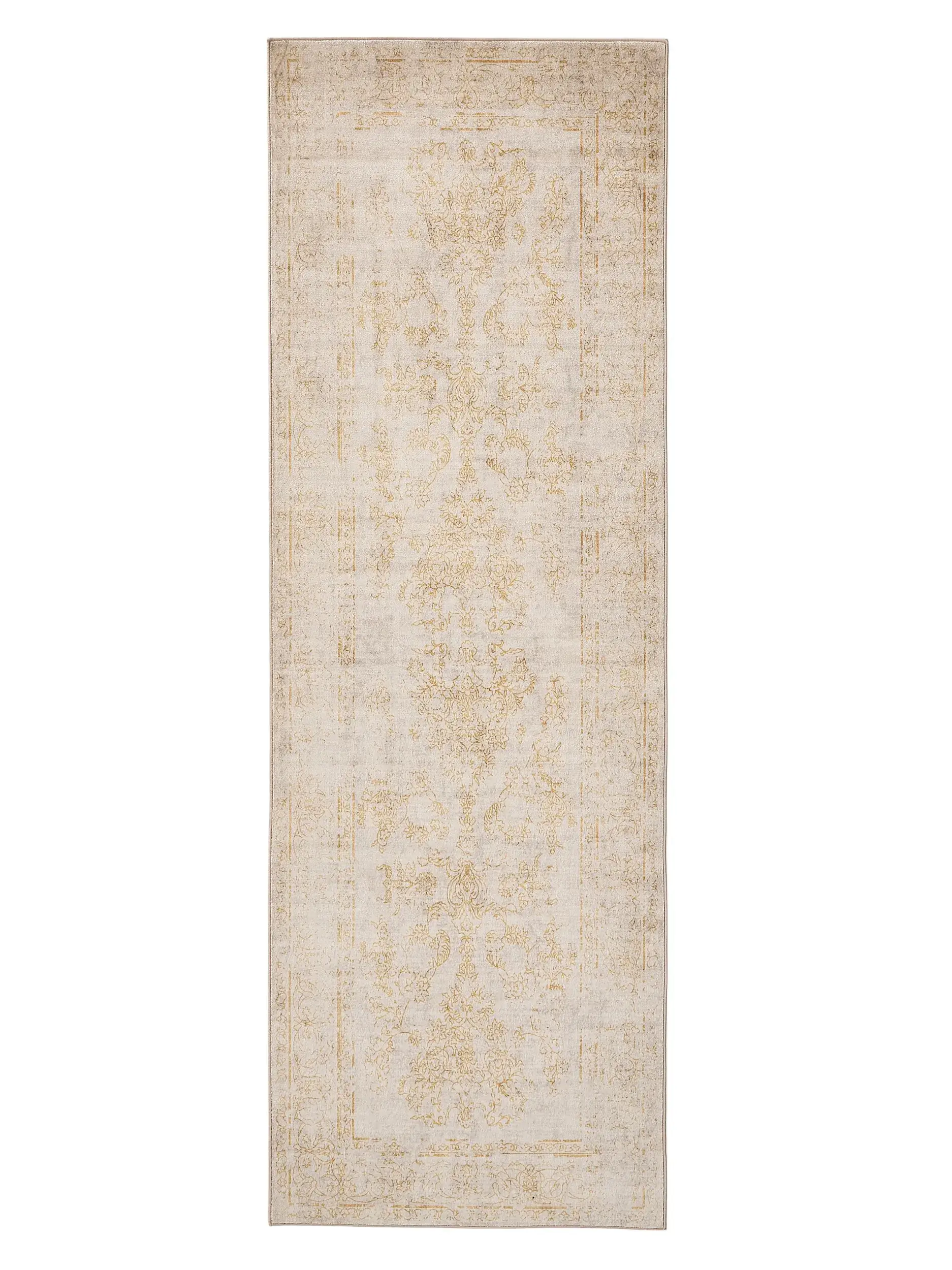 Teppe av 100% Polyester i Beige med 100% Polyester høy lugg fra benuta Nest