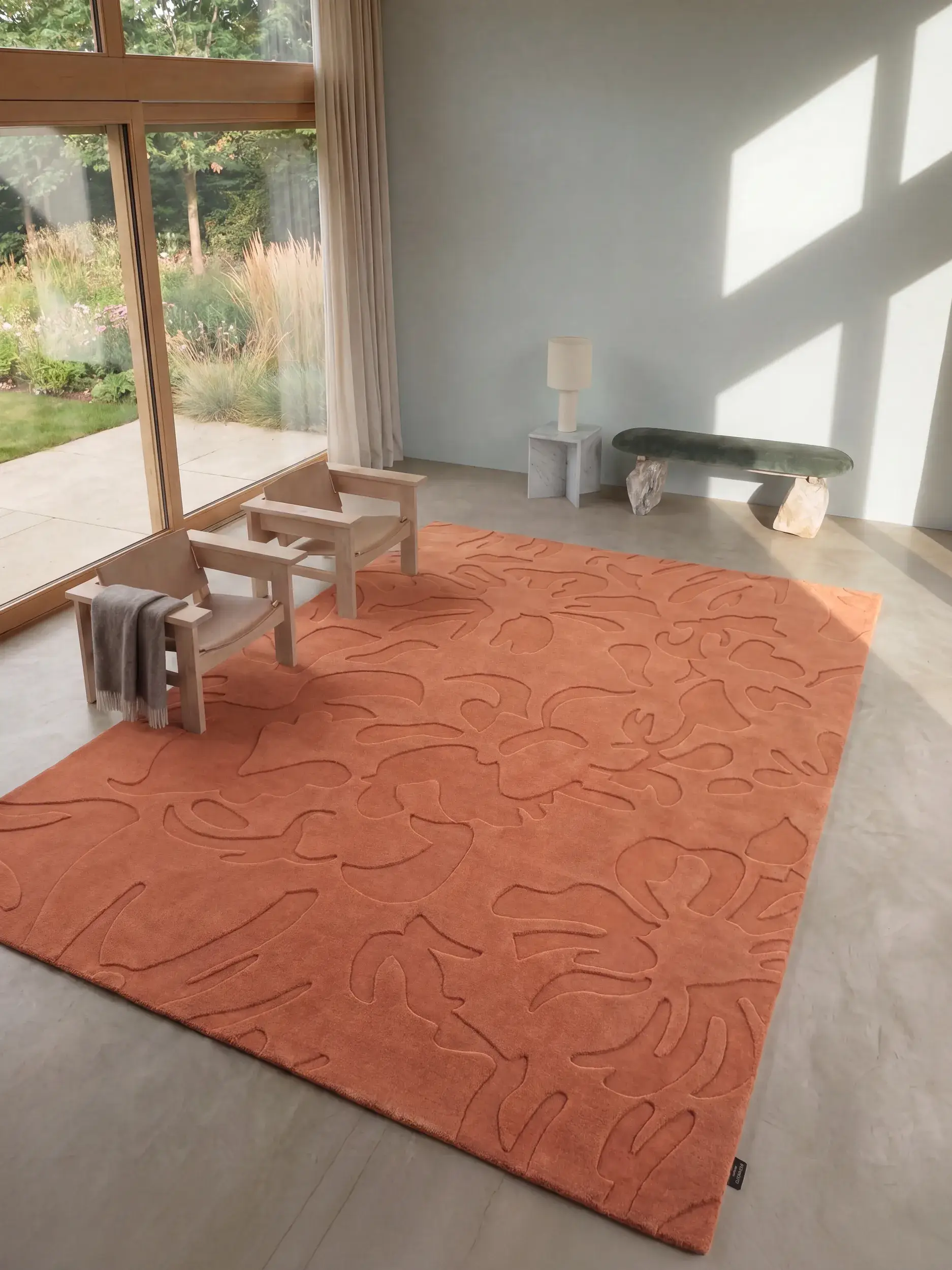 Tapis Fiore en 100% Laine (50% de Nouvelle-Zélande) en  de benuta Finest