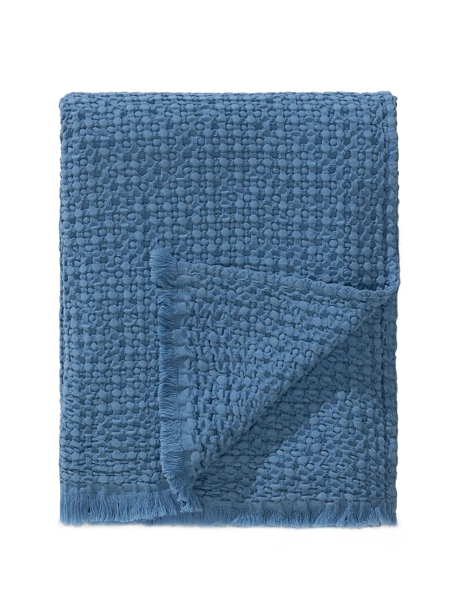 Baumwolldecke Cloe Blau von 