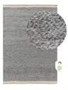 Alfombra de material reciclado Kiah Gris