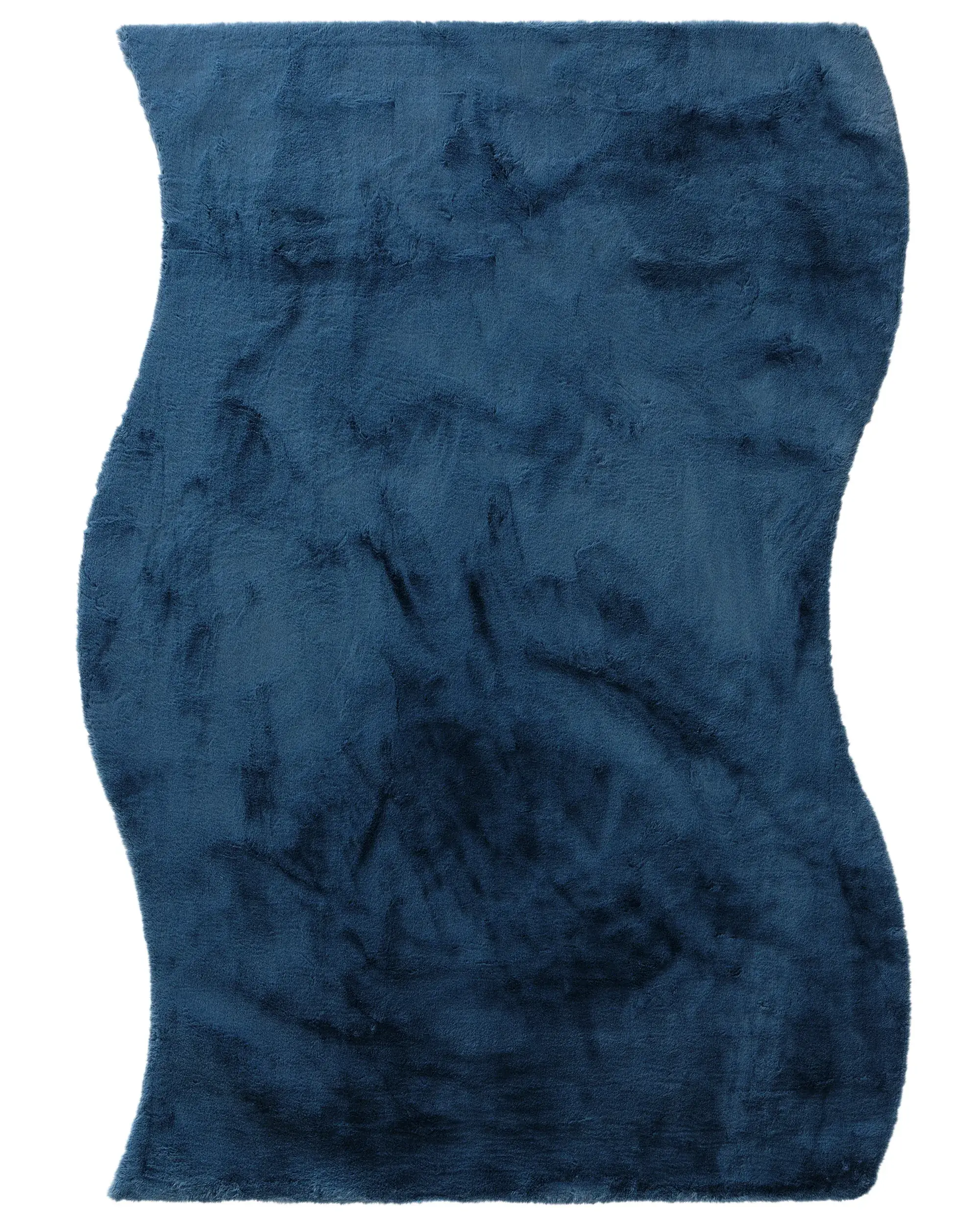 Teppich aus 100% Polyester in Blau mit 100% Polyester hohem Flor von benuta Pop