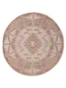 In- & Outdoor-Teppich rund Bronco Terracotta
