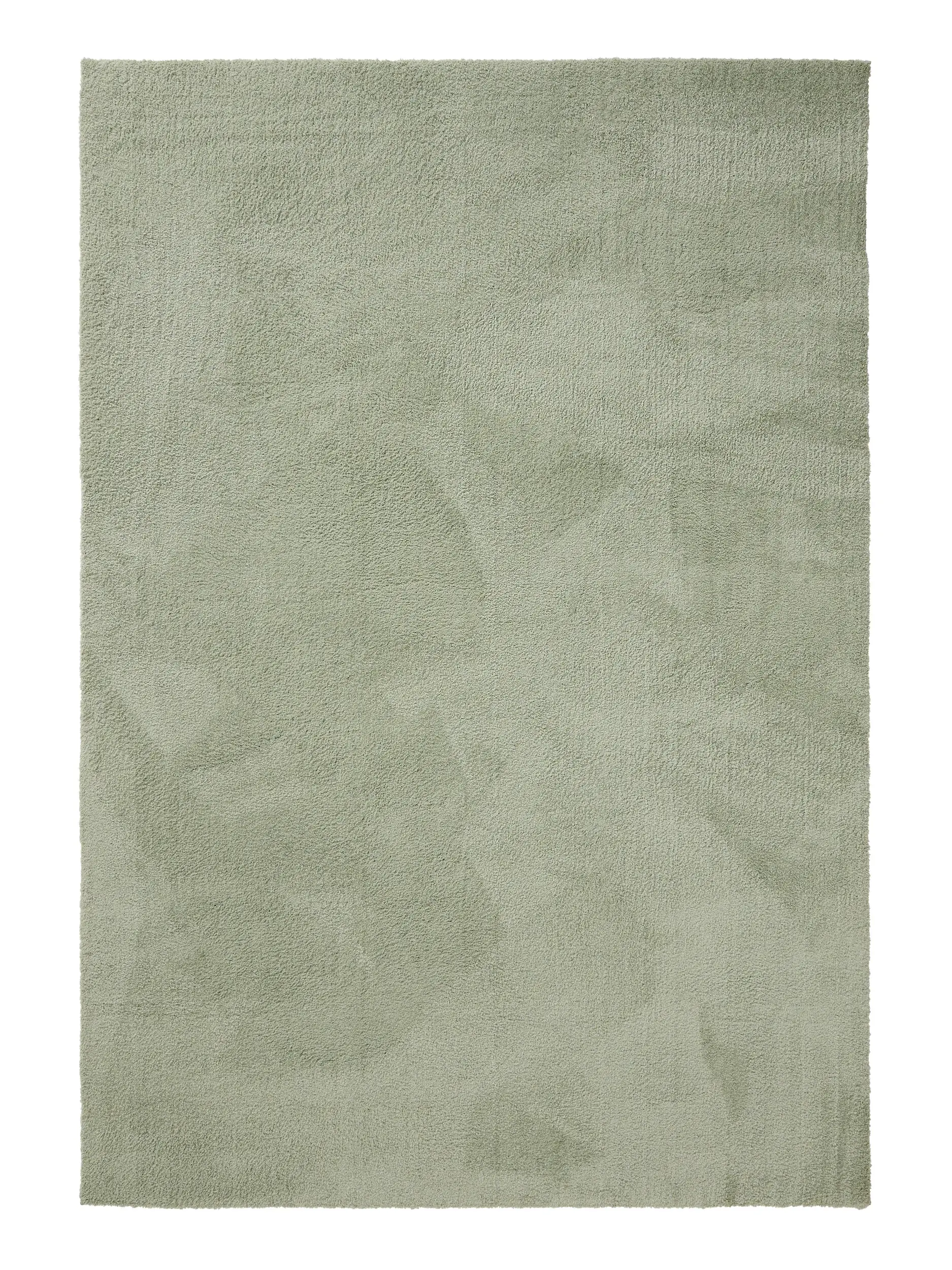 Matto 100% Polyester (Microfiber)a värissä Grün 100% Polyester (Microfiber) korkealla nukalla merkiltä benuta Nest