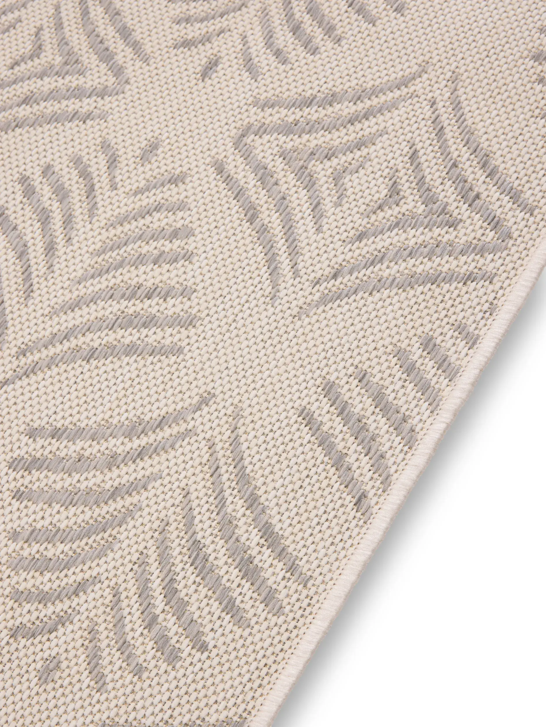 Rug made of 100% Polypropylen in Grey with a 100% Polypropylen high pile by benuta Nest