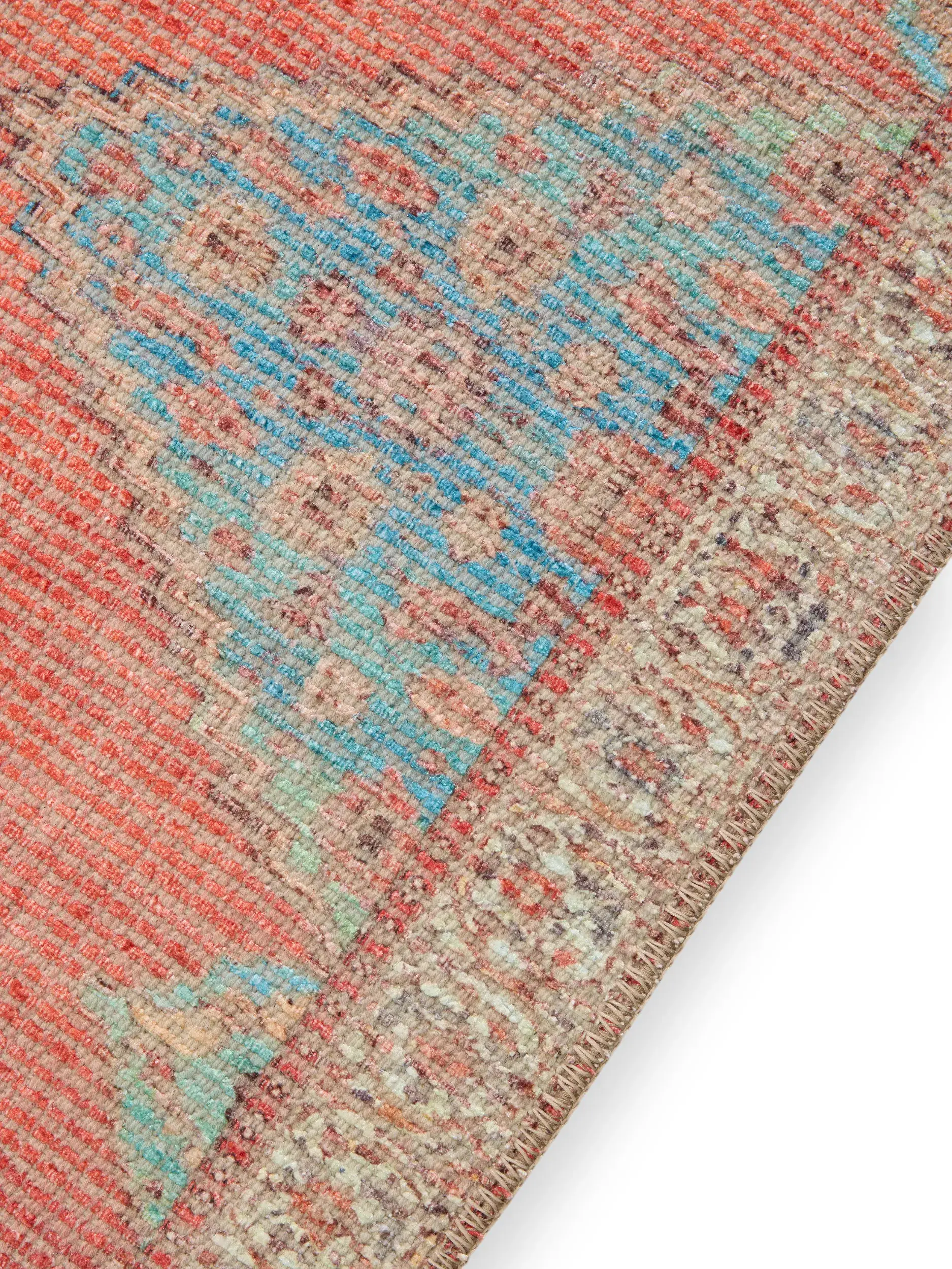 Koberec z 50% Polyester, 50% Polycotton v Multicolor s vlasem výšky 50% Polyester, 50% Polycotton od benuta Nest