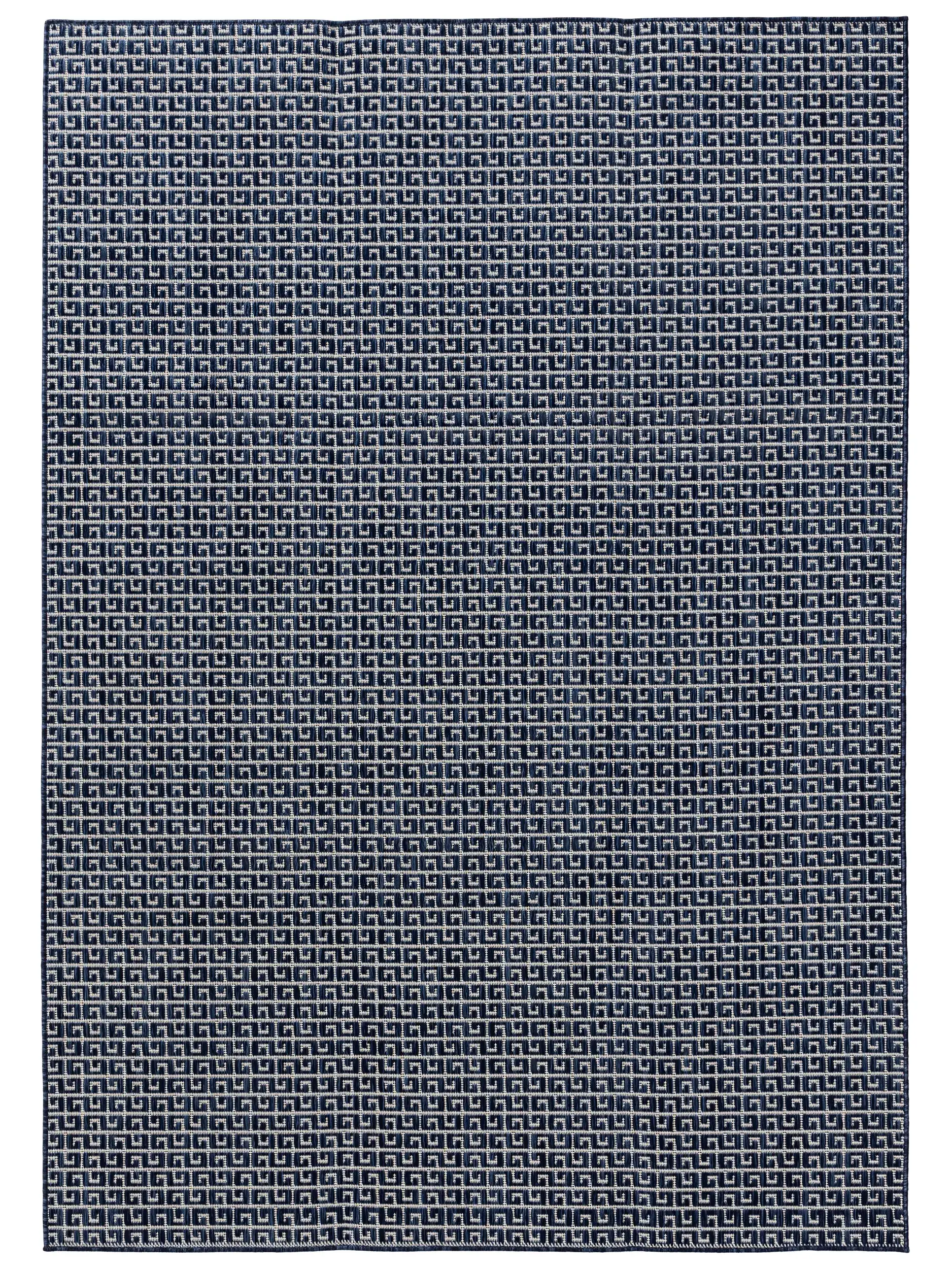 Tappeto di 100% Polipropilene in Azzurro con pelo alto 100% Polipropilene da benuta Basic