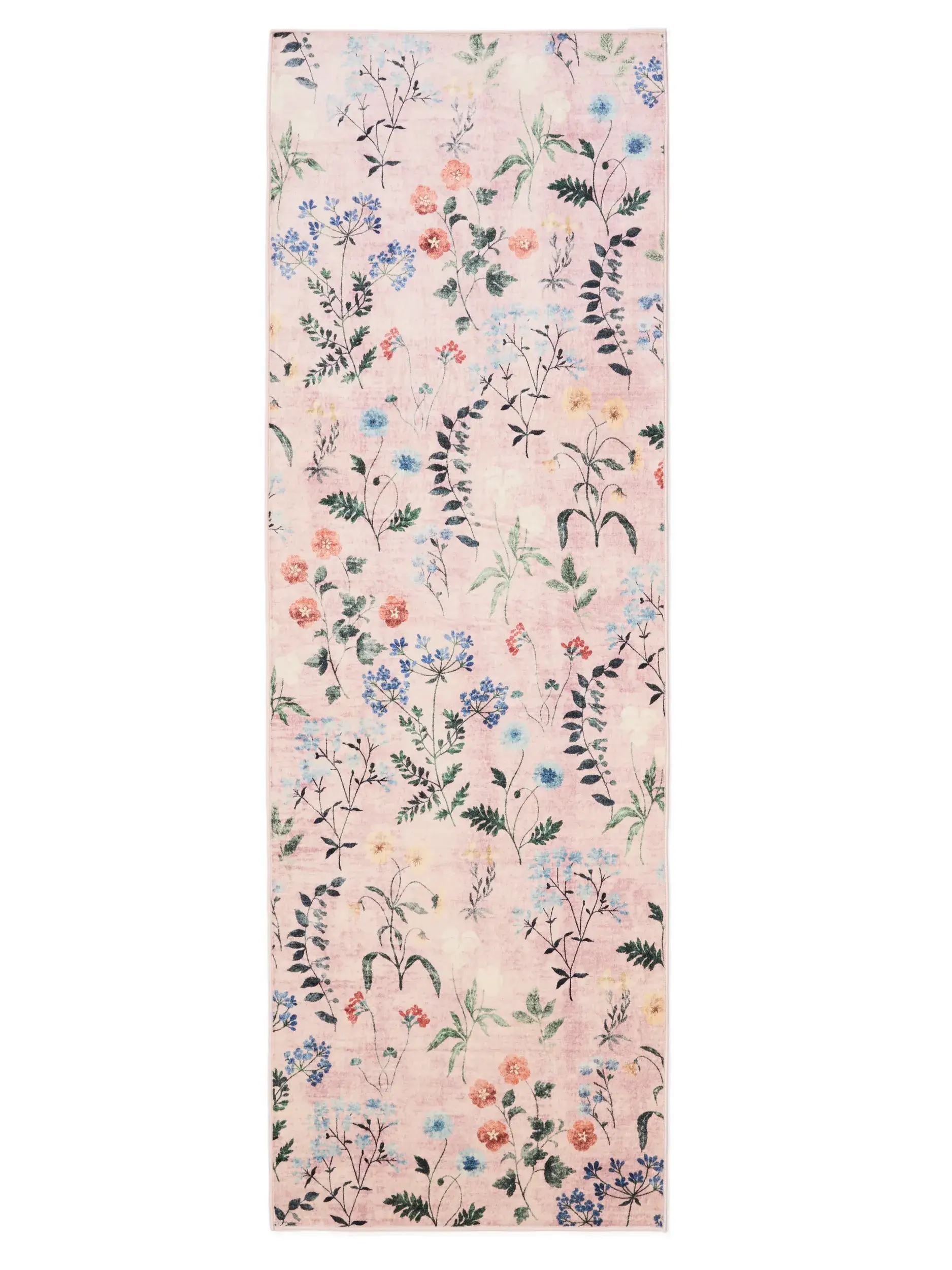 Rug made of 100% Polyester in Multicolor with a 100% Polyester high pile by benuta Nest