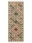 Met de hand geweven Kilim Zohra Groen