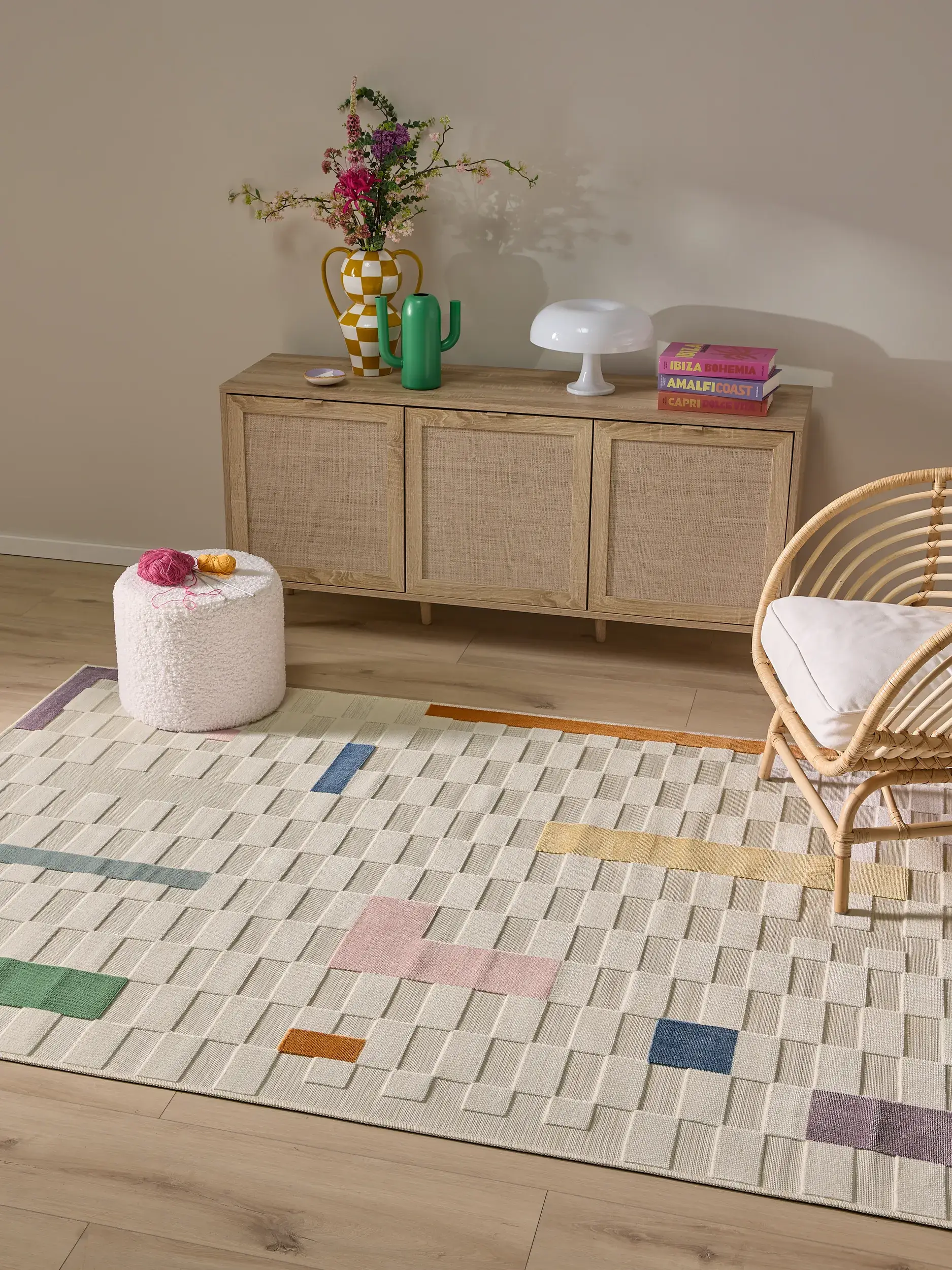 Rug Lilou made of 100% Polypropylen in  by benuta Pop