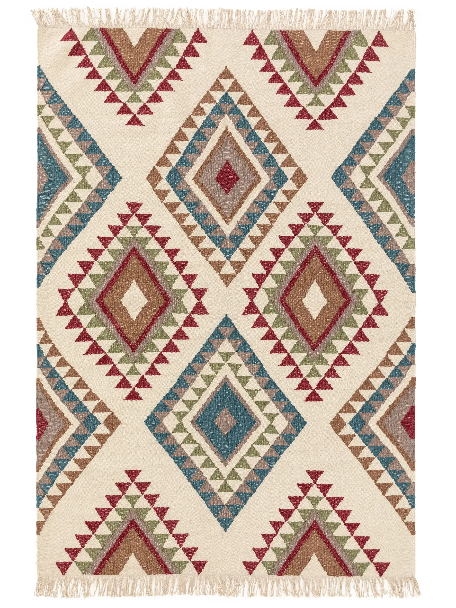 Teppich Zalan aus 80% Wolle, 20% Baumwolle in  von benuta Nest